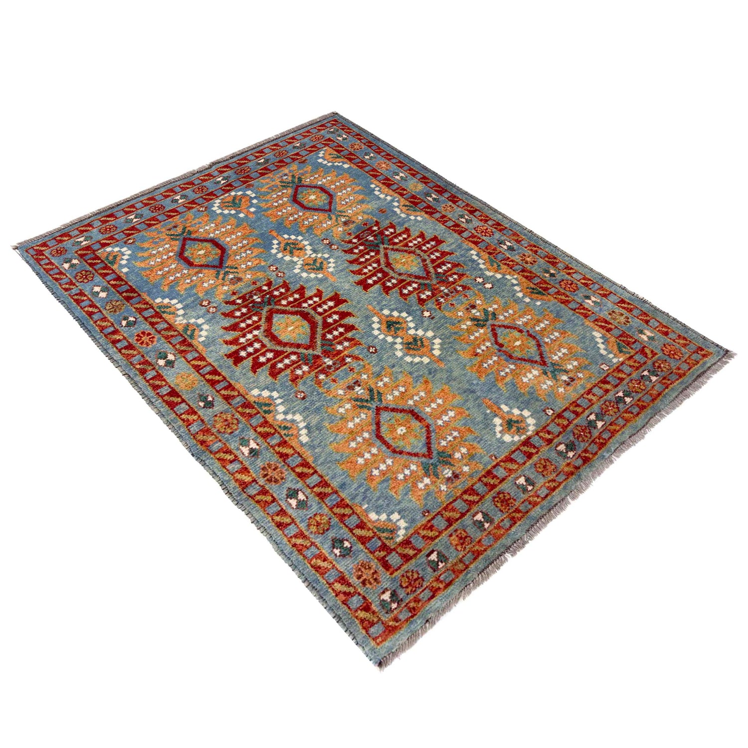 Turkish Design Oushak Carpet 4' 1" x 5' 9" (ft) - No. R39752