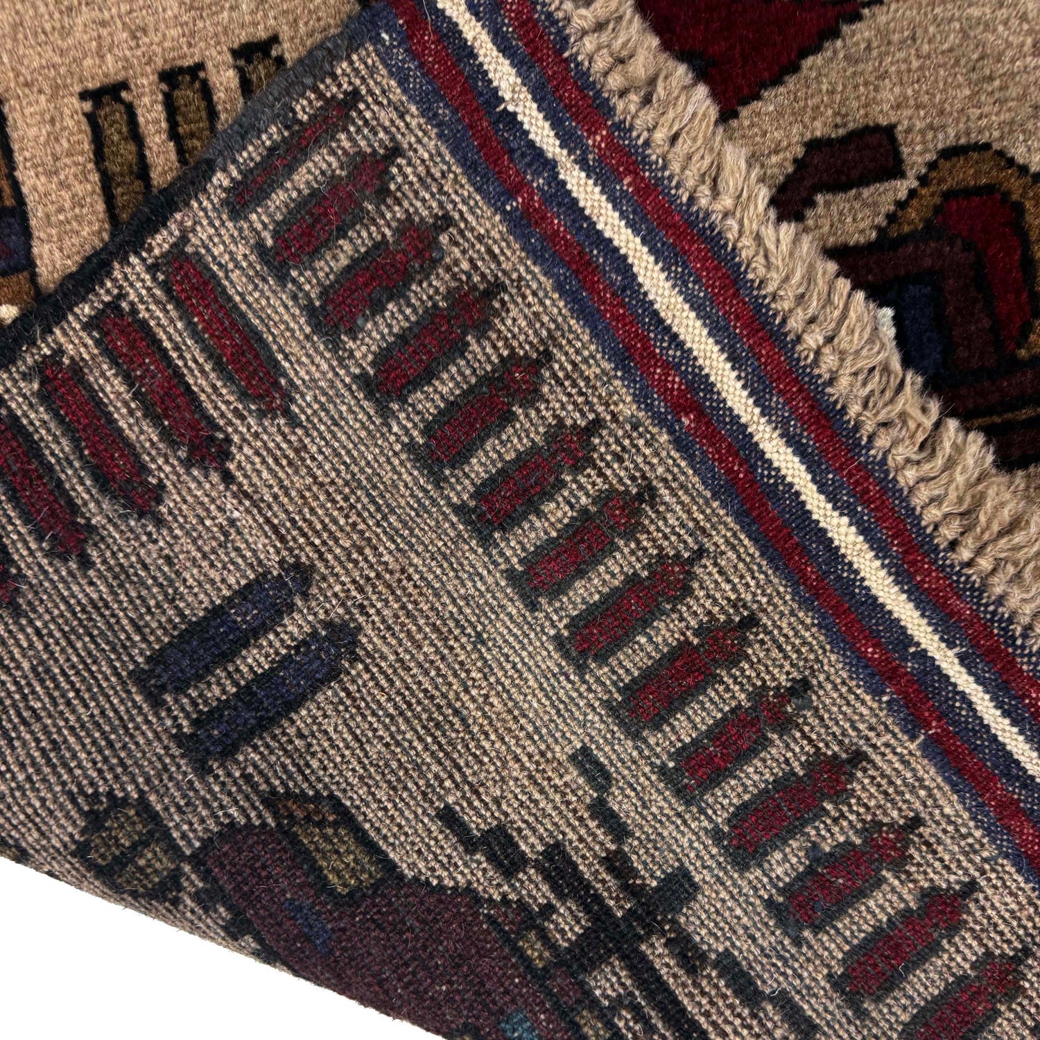 Handmade War Rug 4' 4" x 5' 8" (ft) - No. R39754