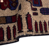 Handmade War Rug 4' 4" x 5' 8" (ft) - No. R39754