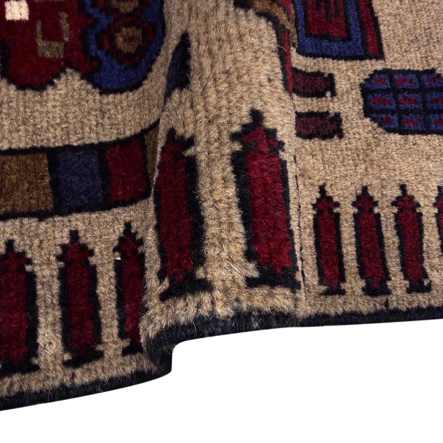 Handmade War Rug 4' 4" x 5' 8" (ft) - No. R39754