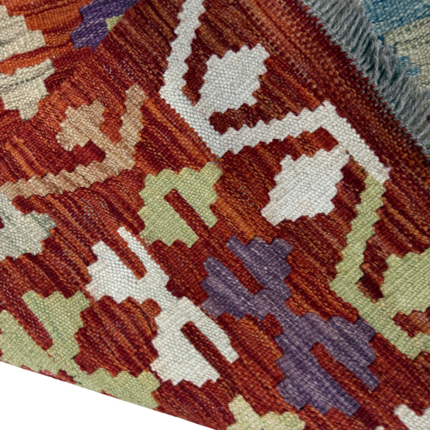Handmade Vegetable Kelim 6' 9" x 9' 8" (ft) - No. R39759