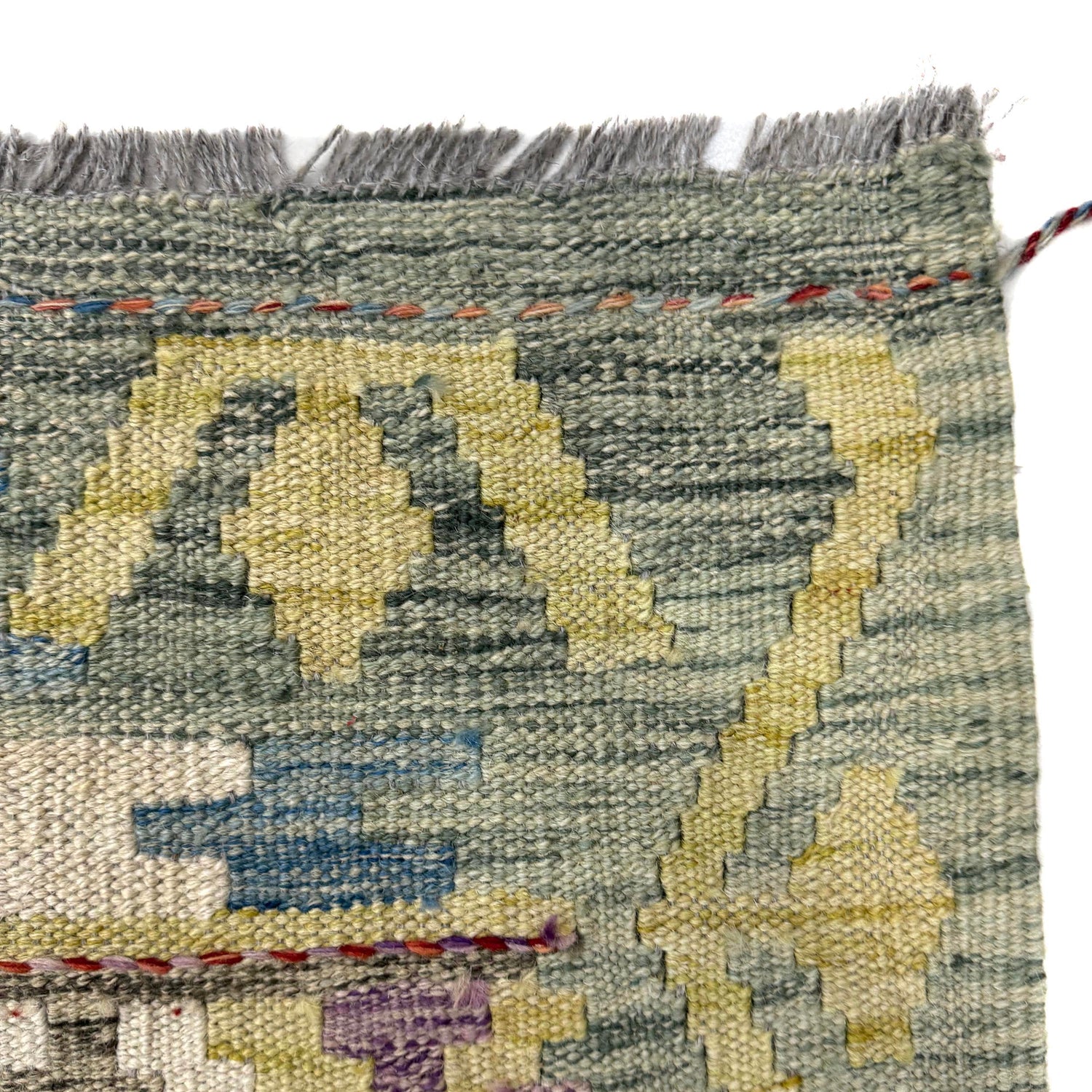 Handmade Vegetable Kelim 7' 1" x 9' 8" (ft) - No. R39760