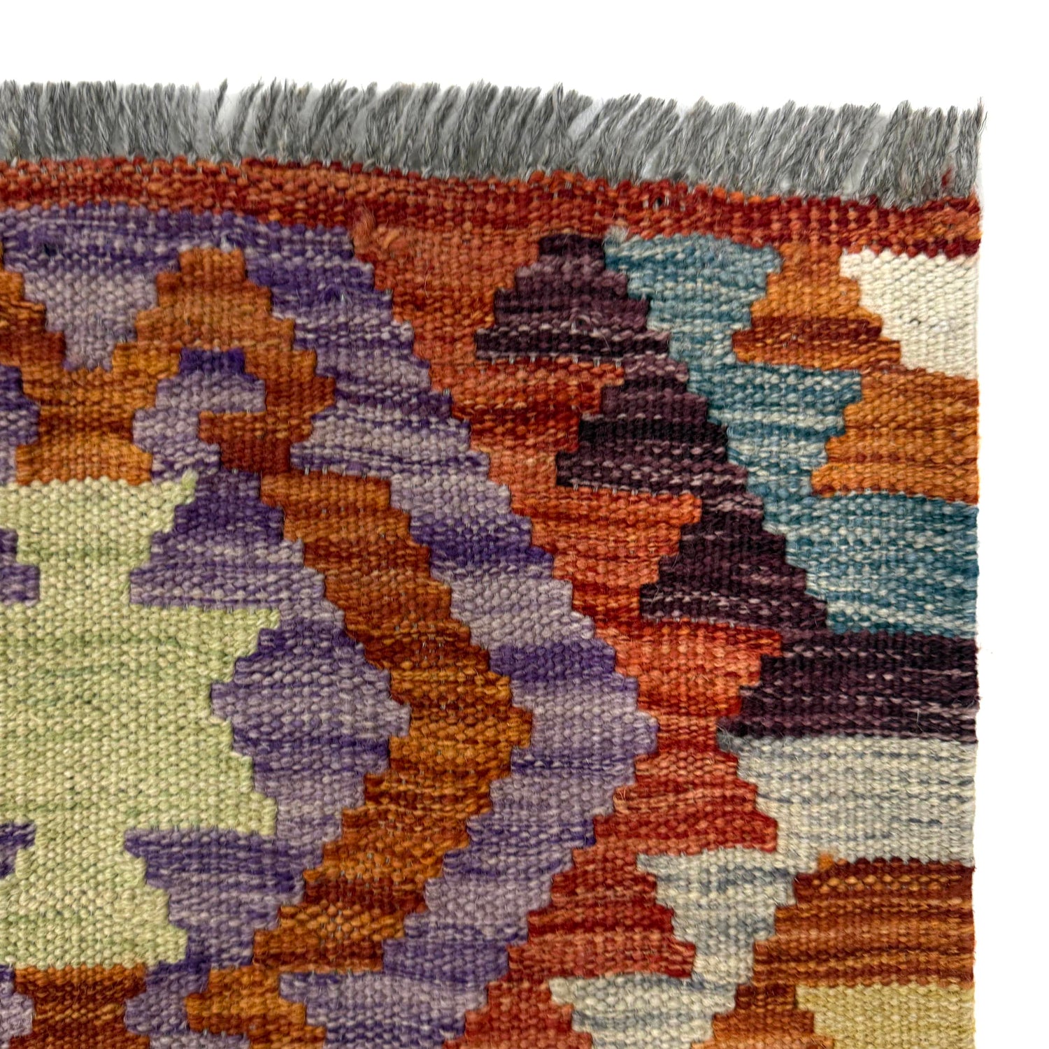 Handmade Vegetable Kilim 6' 11" x 9' 8" (ft) - No. R39762
