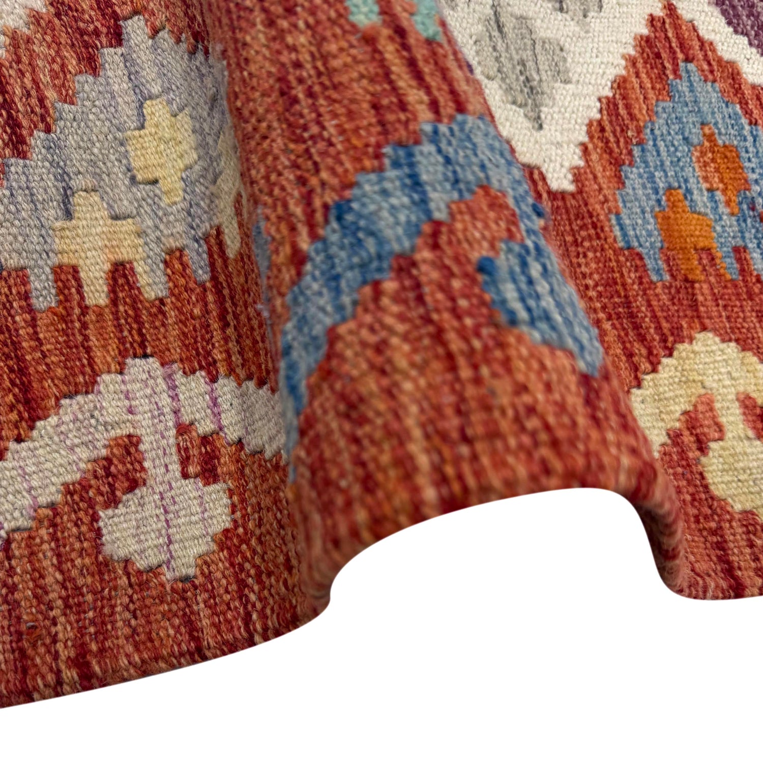 Handmade Vegetable Kelim 6' 8" x 9' 7" (ft) - No. R39763