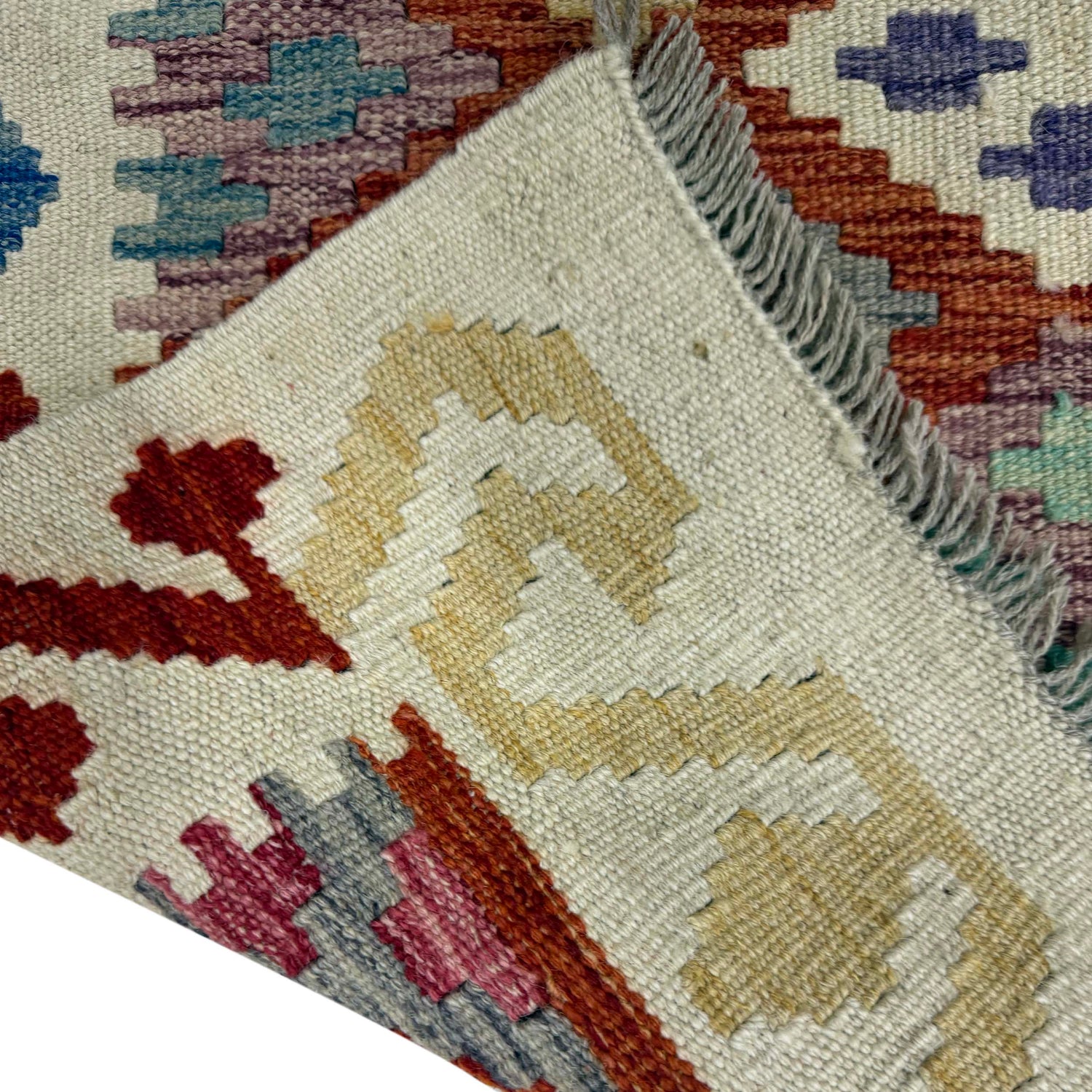 Handmade Vegetable Kilim 6' 7" x 9' 7" (ft) - No. R39769
