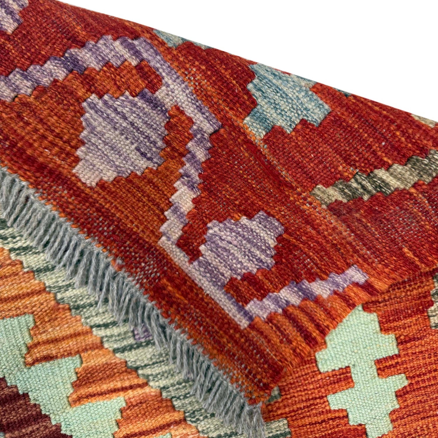 Handmade Vegetable Kilim 6' 0" x 8' 3" (ft) - No. R39775