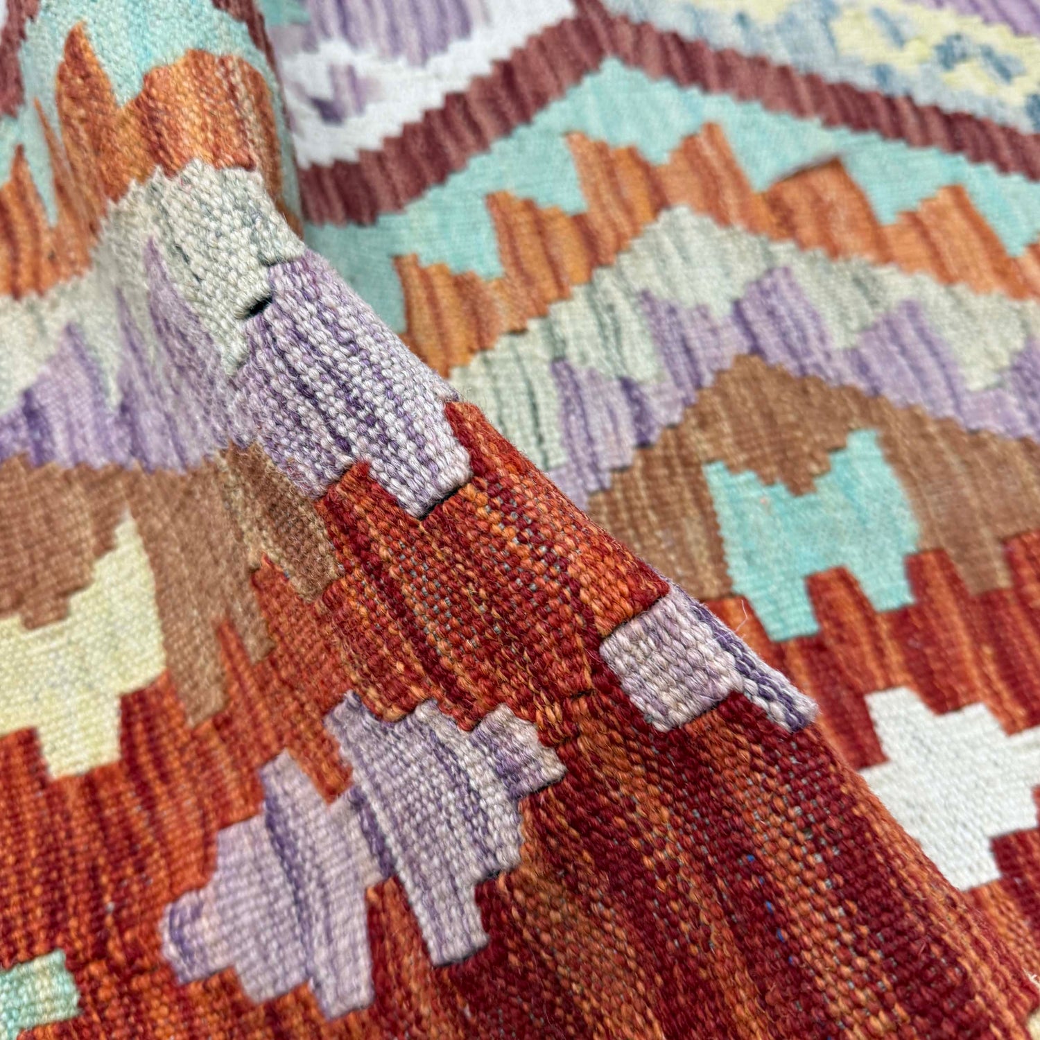 Handmade Vegetable Kilim 6' 0" x 8' 3" (ft) - No. R39775
