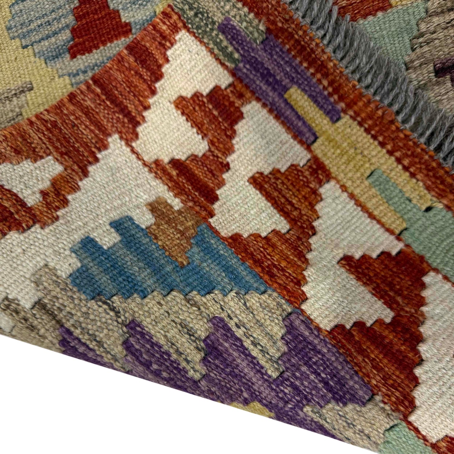 Handmade Vegetable Kelim 5' 9" x 8' 0" (ft) - No. R39777