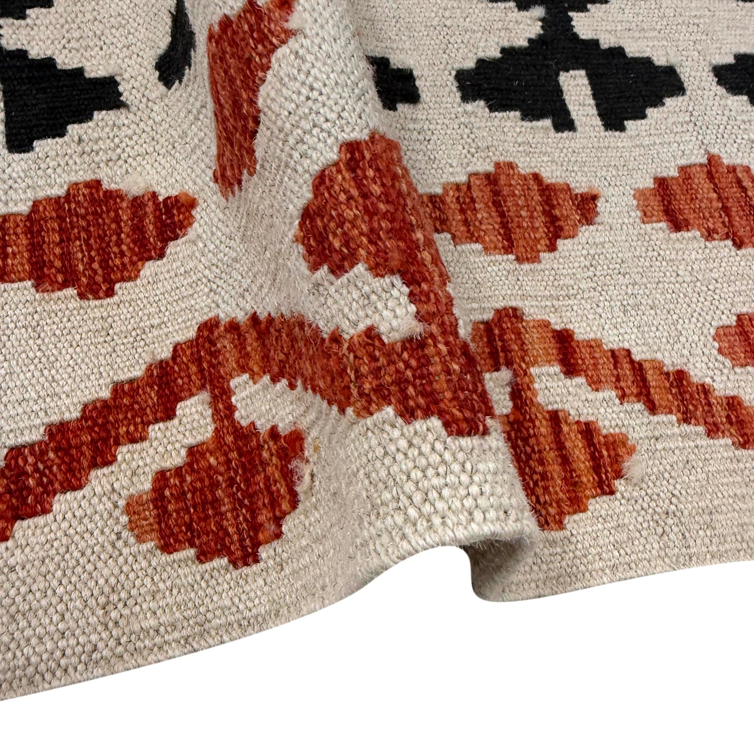 Handmade Vegetable Kelim 5' 1" x 6' 6" (ft) - No. R39781