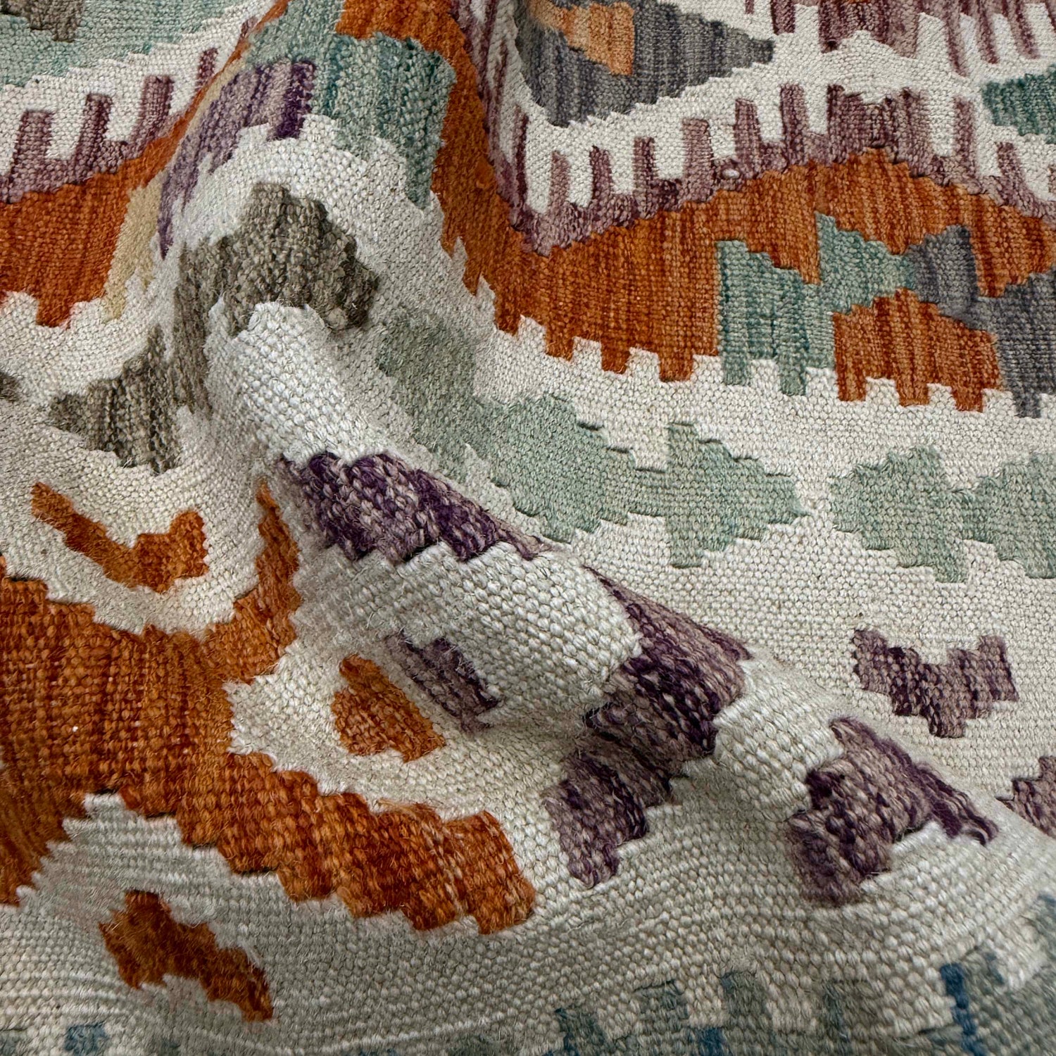 Handmade Vegetable Kilim 6' 1" x 8' 3" (ft) - No. R39782