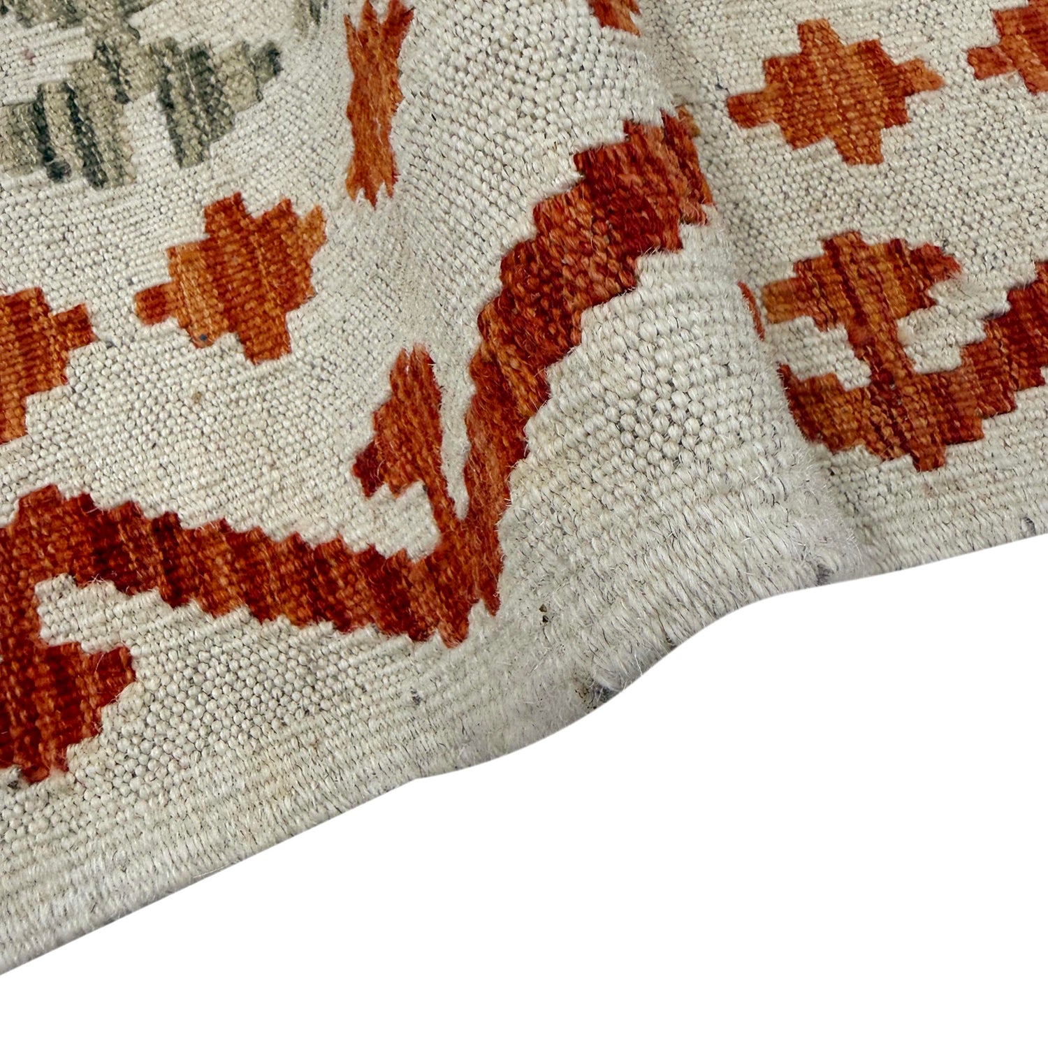 Handmade Vegetable Kelim 4' 3" x 5' 11" (ft) - No. R39816