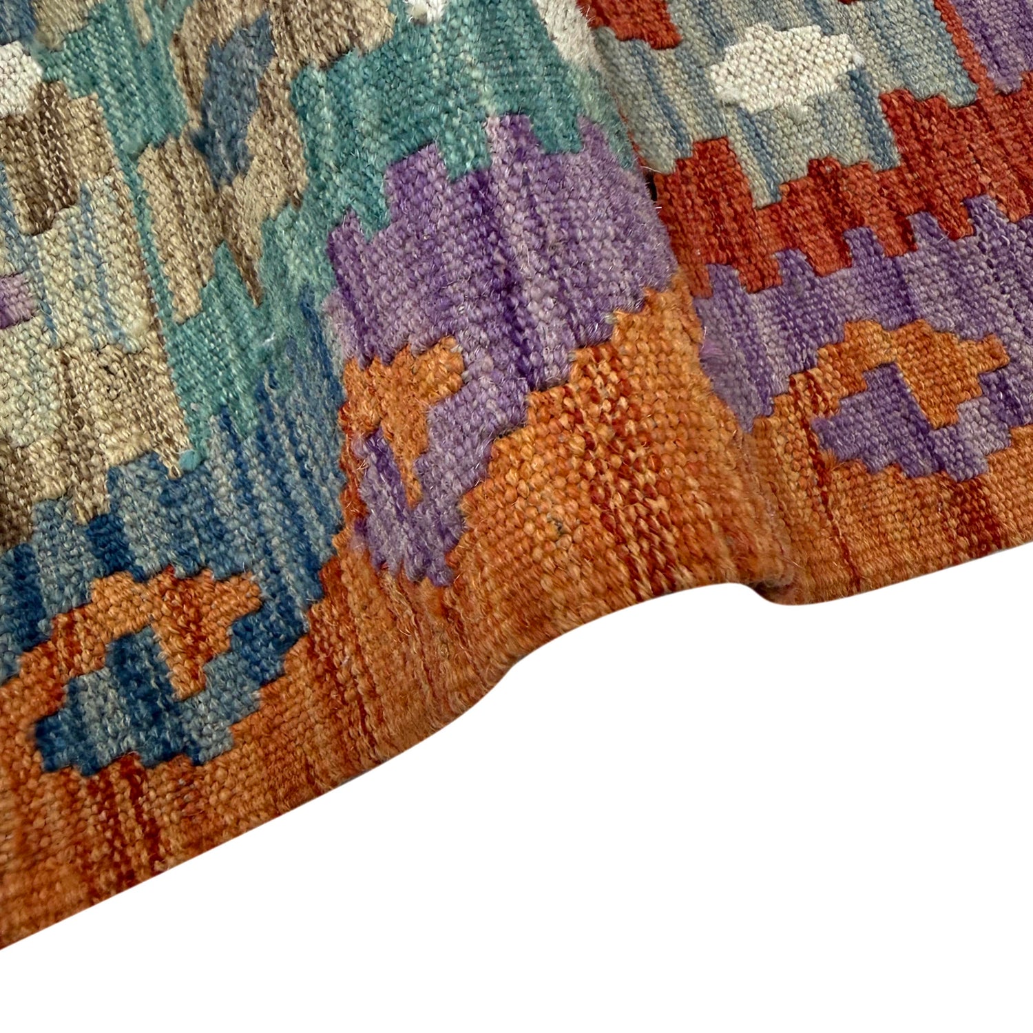 Handmade Vegetable Kelim 4' 2" x 5' 9" (ft) - No. R39819