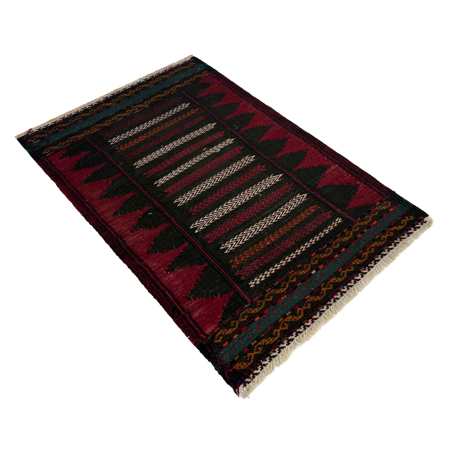 Handmade Table Sheet Kilim Runner 2' 0" x 3' 7" (ft) - No. R39821