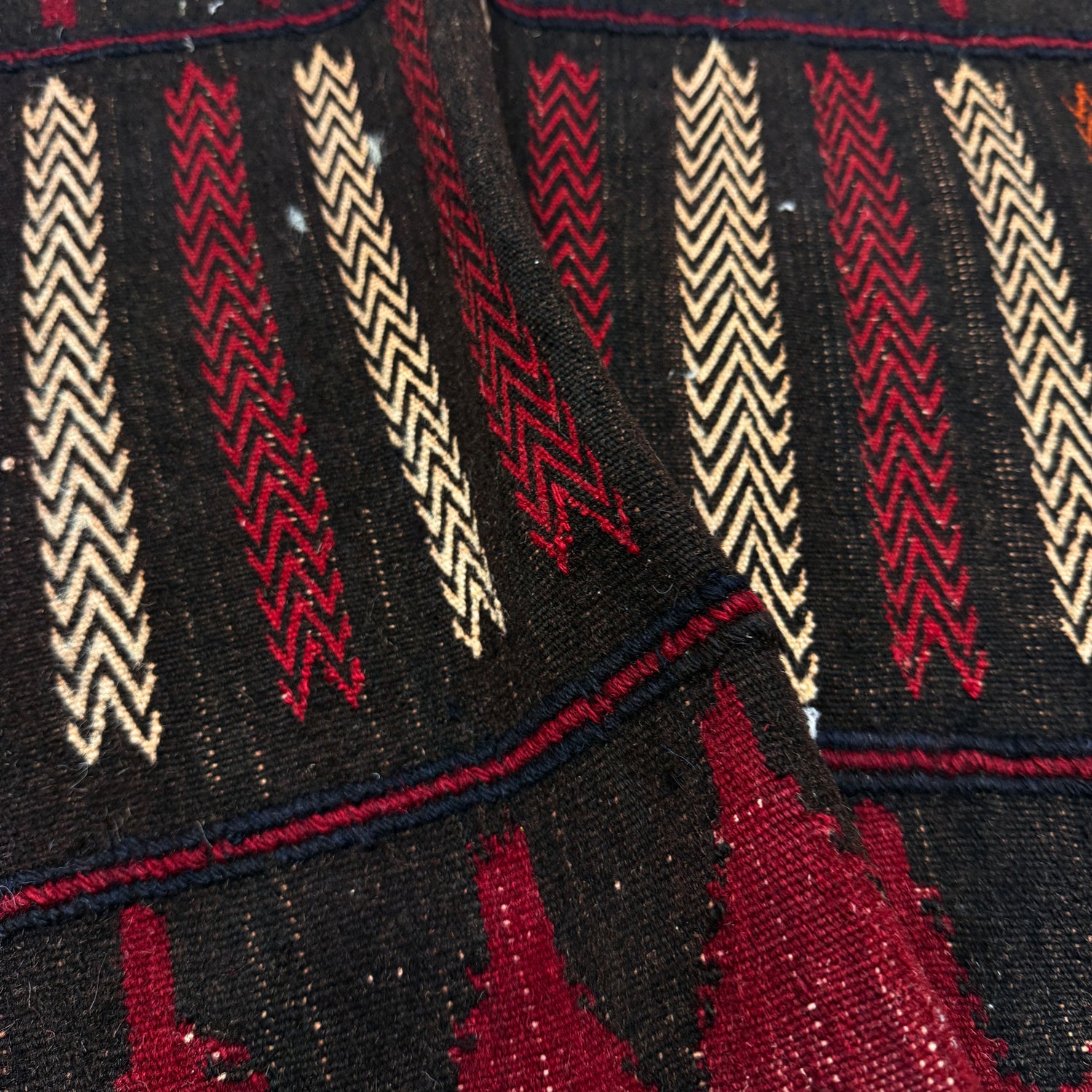 Handmade Table Sheet Kilim Runner 2' 0" x 3' 7" (ft) - No. R39821