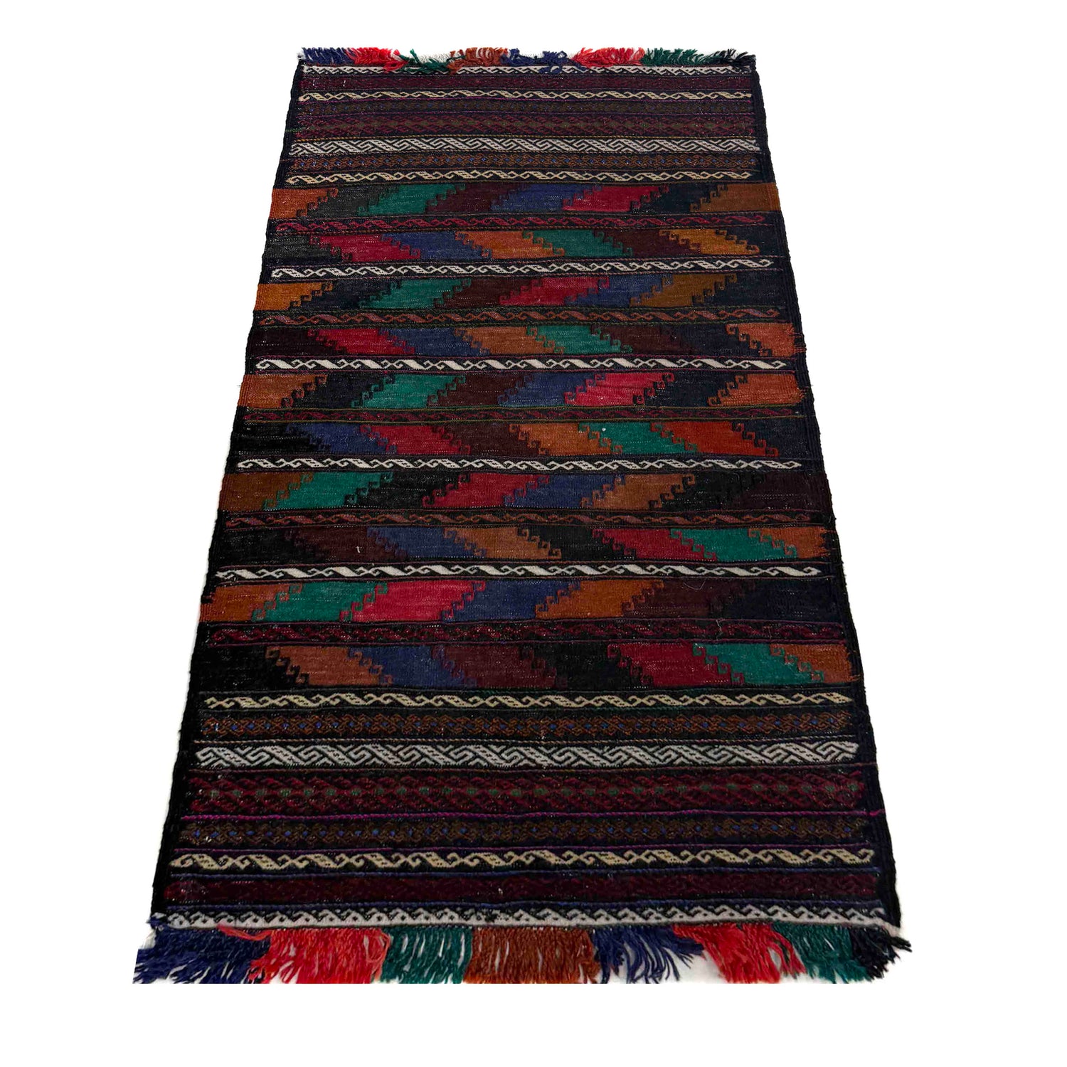 Handmade Table Sheet Kilim Runner 2' 0" x 3' 6" (ft) - No. R39822