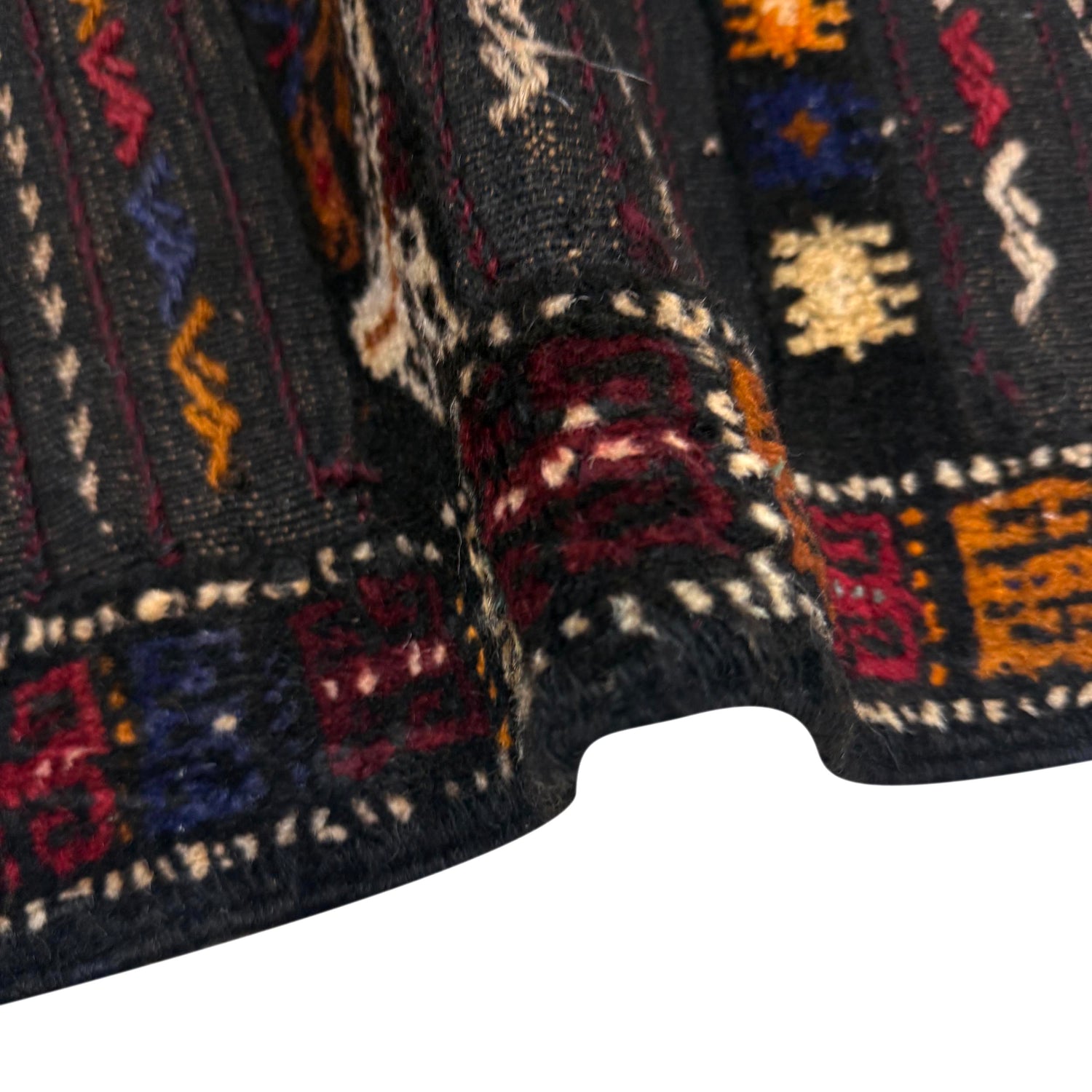 Hand Knotted Table Sheet Dhurrie Runner 2' 0" x 5' 2" (ft) - No. R39823