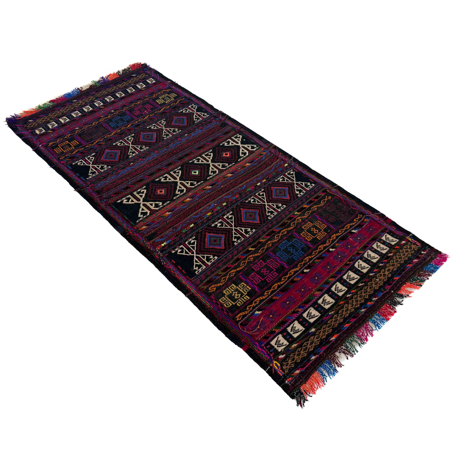 Handmade Table Sheet Kilim Runner 2' 2" x 4' 6" (ft) - No. R39824
