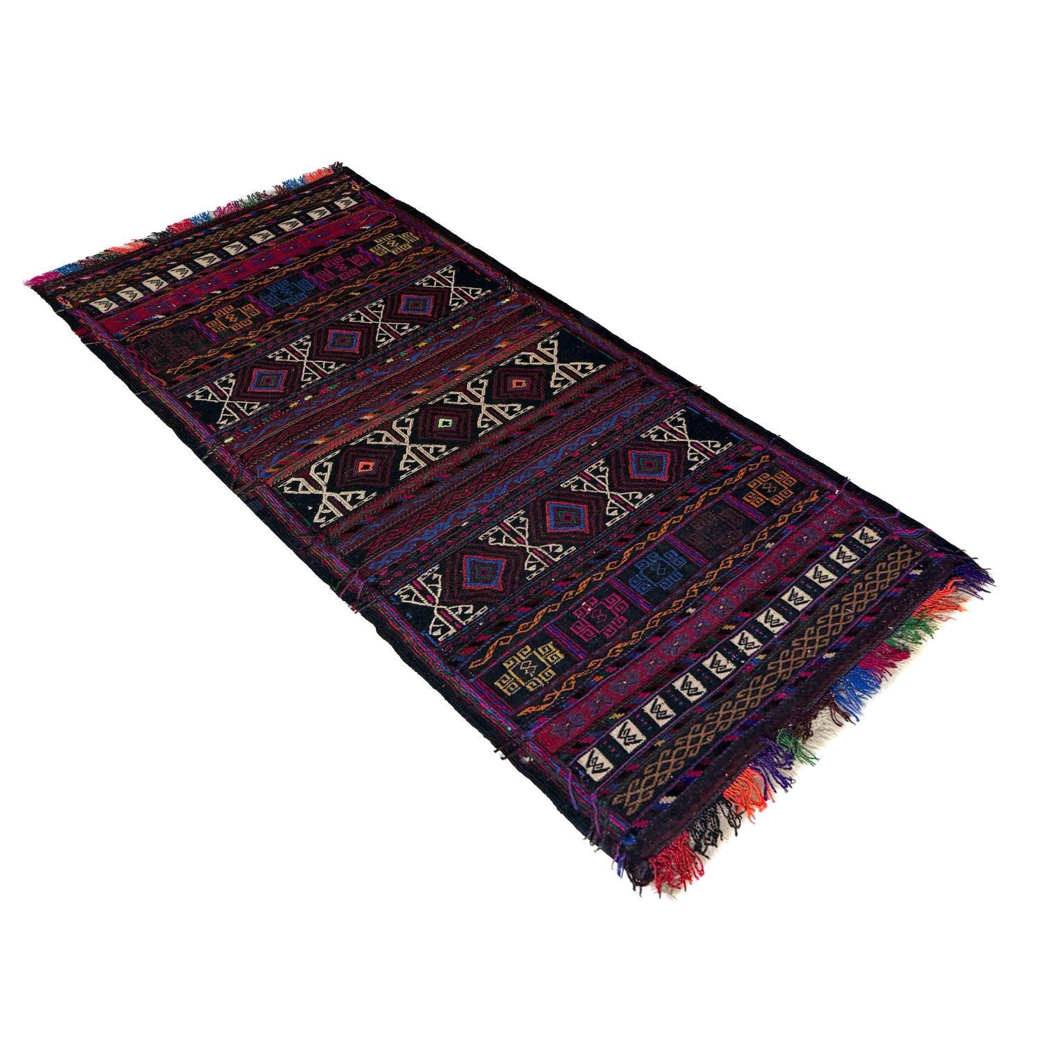 Handmade Table Sheet Kilim Runner 2' 2" x 4' 6" (ft) - No. R39824