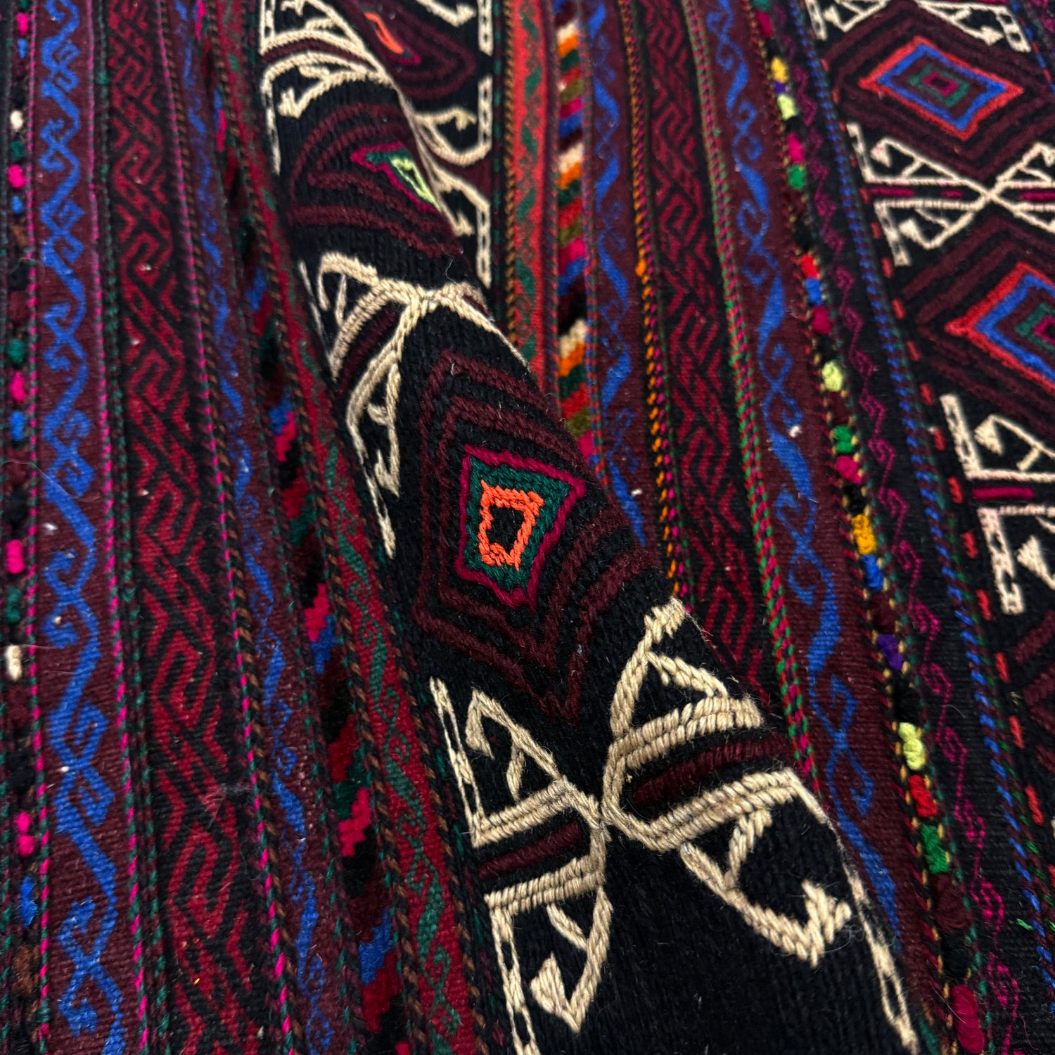 Handmade Table Sheet Kilim Runner 2' 2" x 4' 6" (ft) - No. R39824