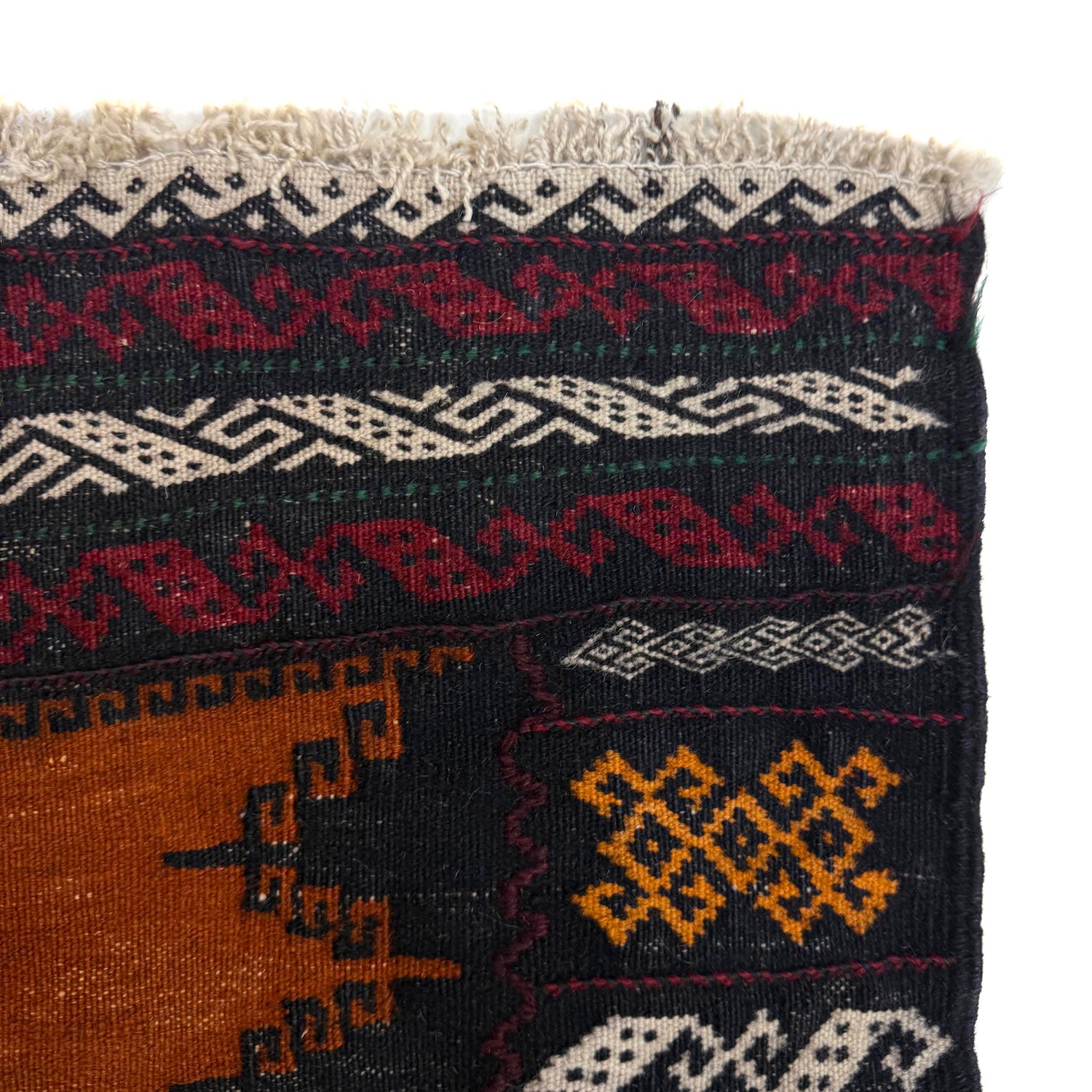 Handmade Table Sheet Kilim Runner 2' 4" x 4' 0" (ft) - No. R39827