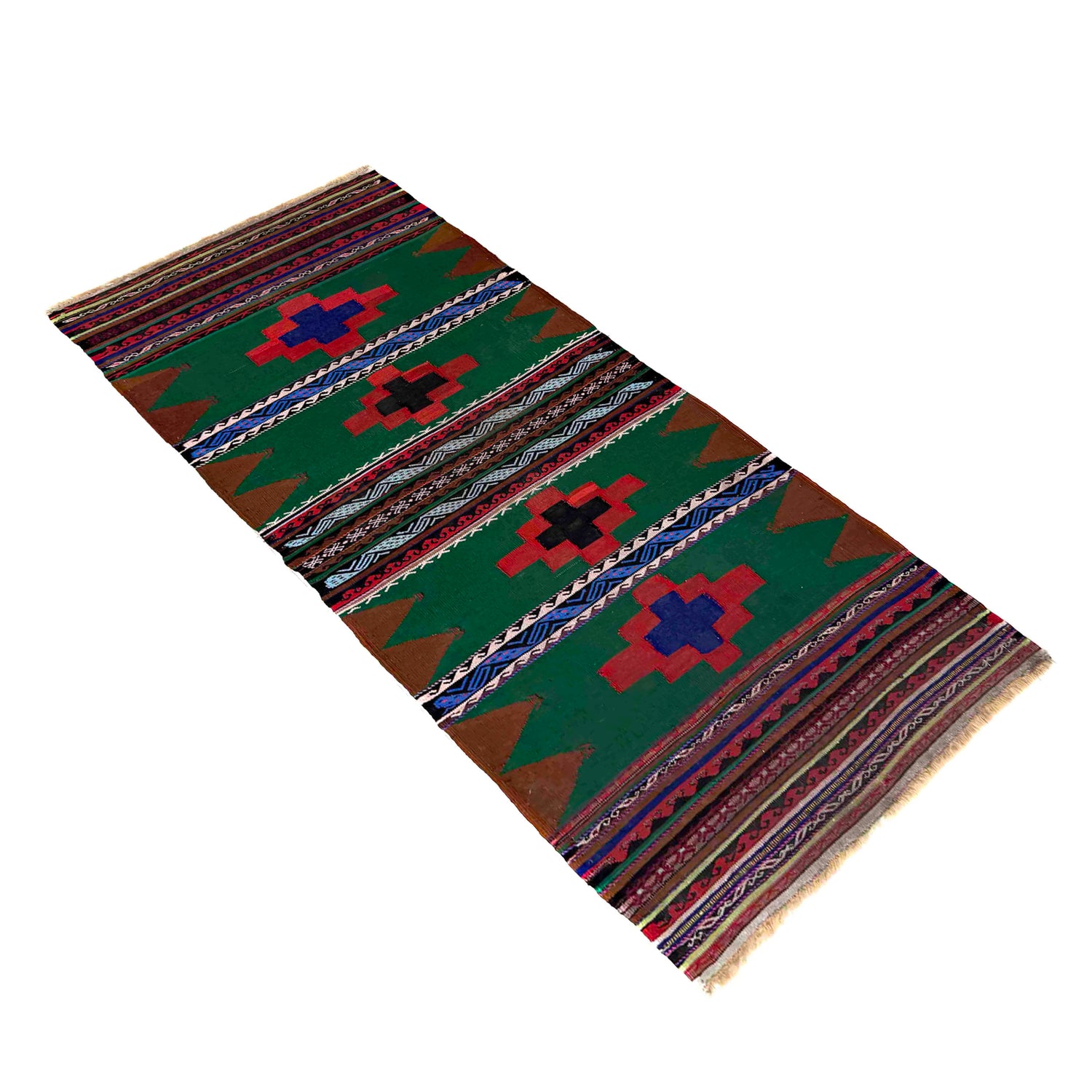 Handmade Table Sheet Kilim Runner 2' 1" x 4' 10" (ft) - No. R39830