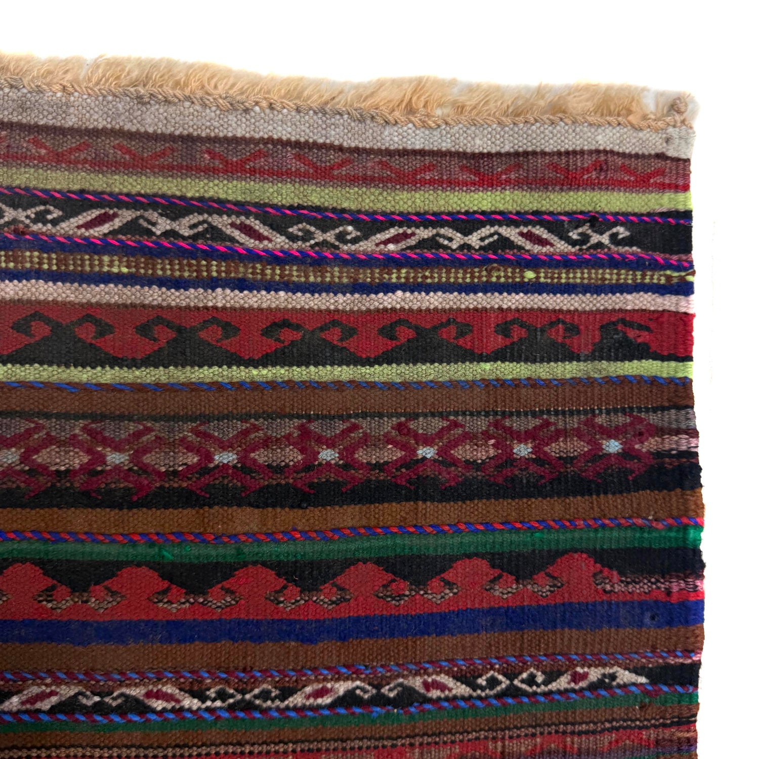 Handmade Table Sheet Kilim Runner 2' 1" x 4' 10" (ft) - No. R39830