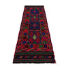 Hand Knotted Table Sheet Dhurrie Runner 2' 0" x 6' 2" (ft) - No. R39832