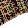 Hand Knotted Table Sheet Dhurrie Runner 2' 7" x 5' 7" (ft) - No. R39833