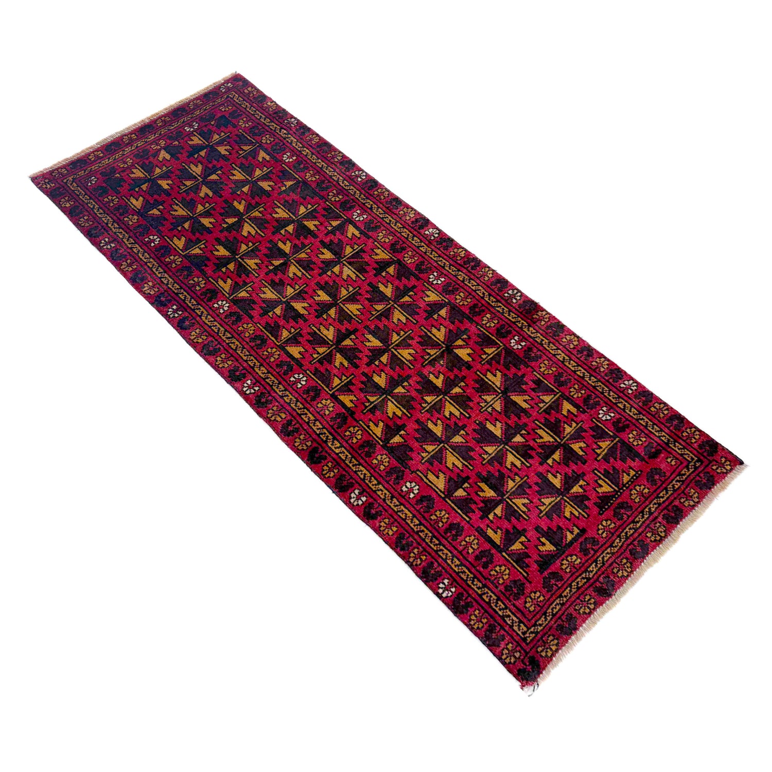 Hand Knotted Baluchi Runner 2' 4" x 6' 3" (ft) - No. R39838