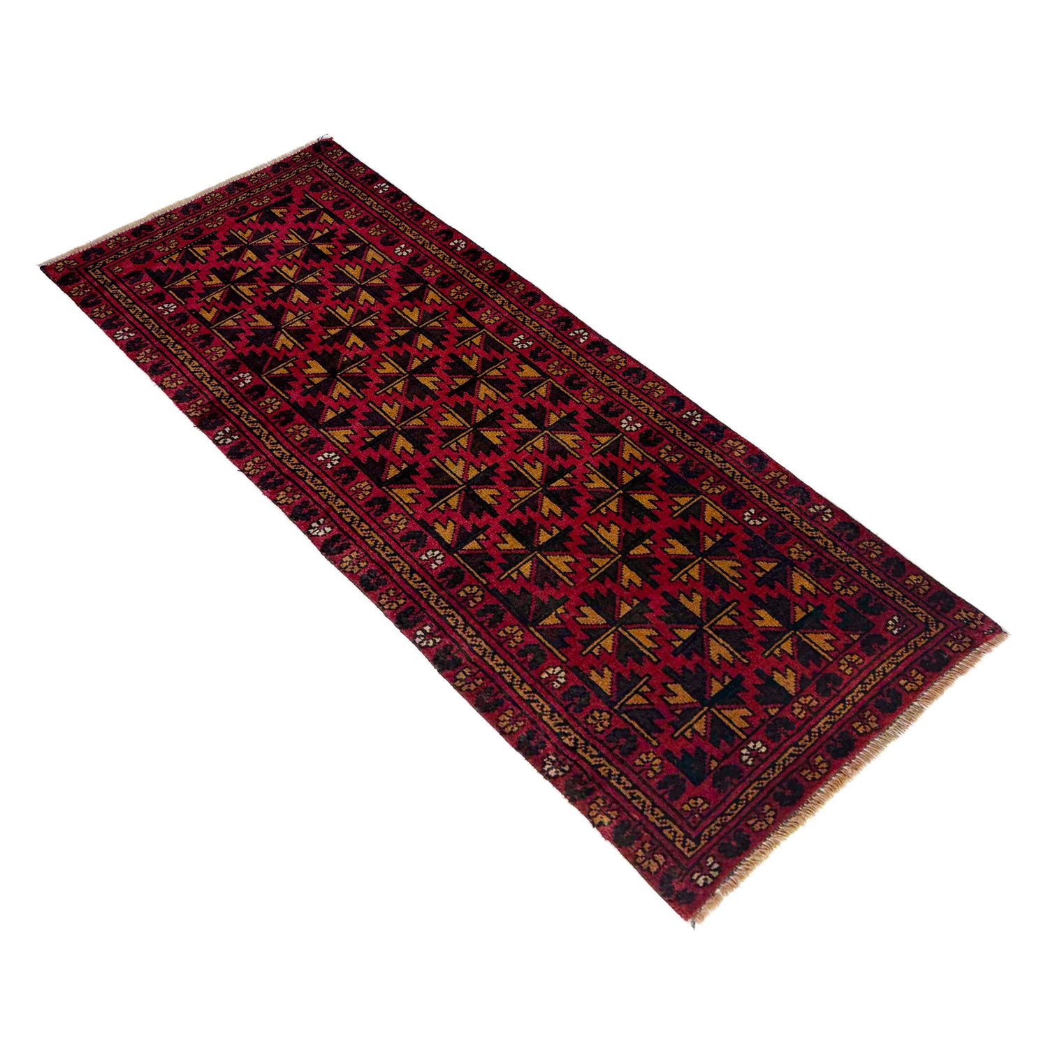 Hand Knotted Baluchi Runner 2' 4" x 6' 3" (ft) - No. R39838