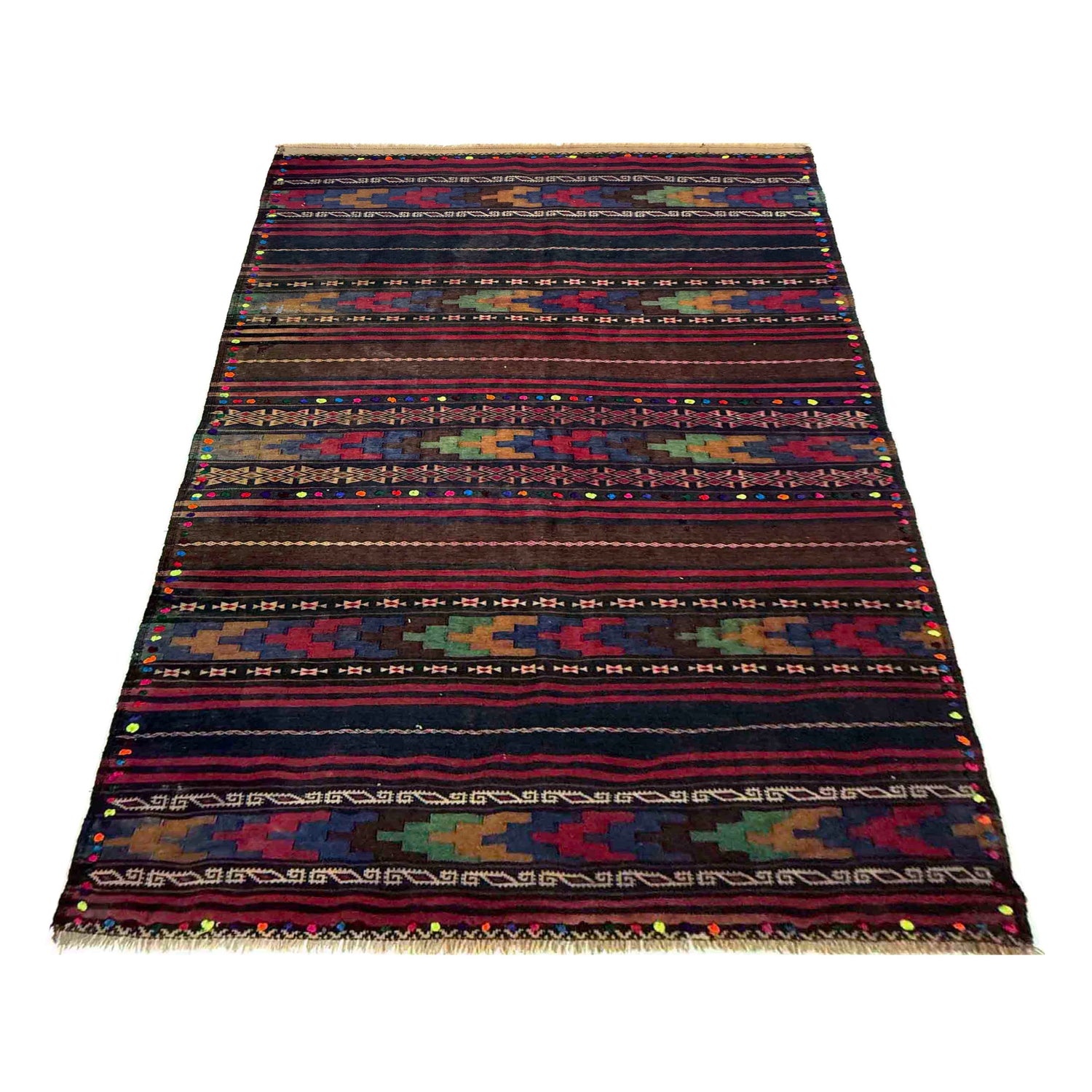 Dining Room Kilim 4' 8" x 7' 9" (ft) - No. R39839