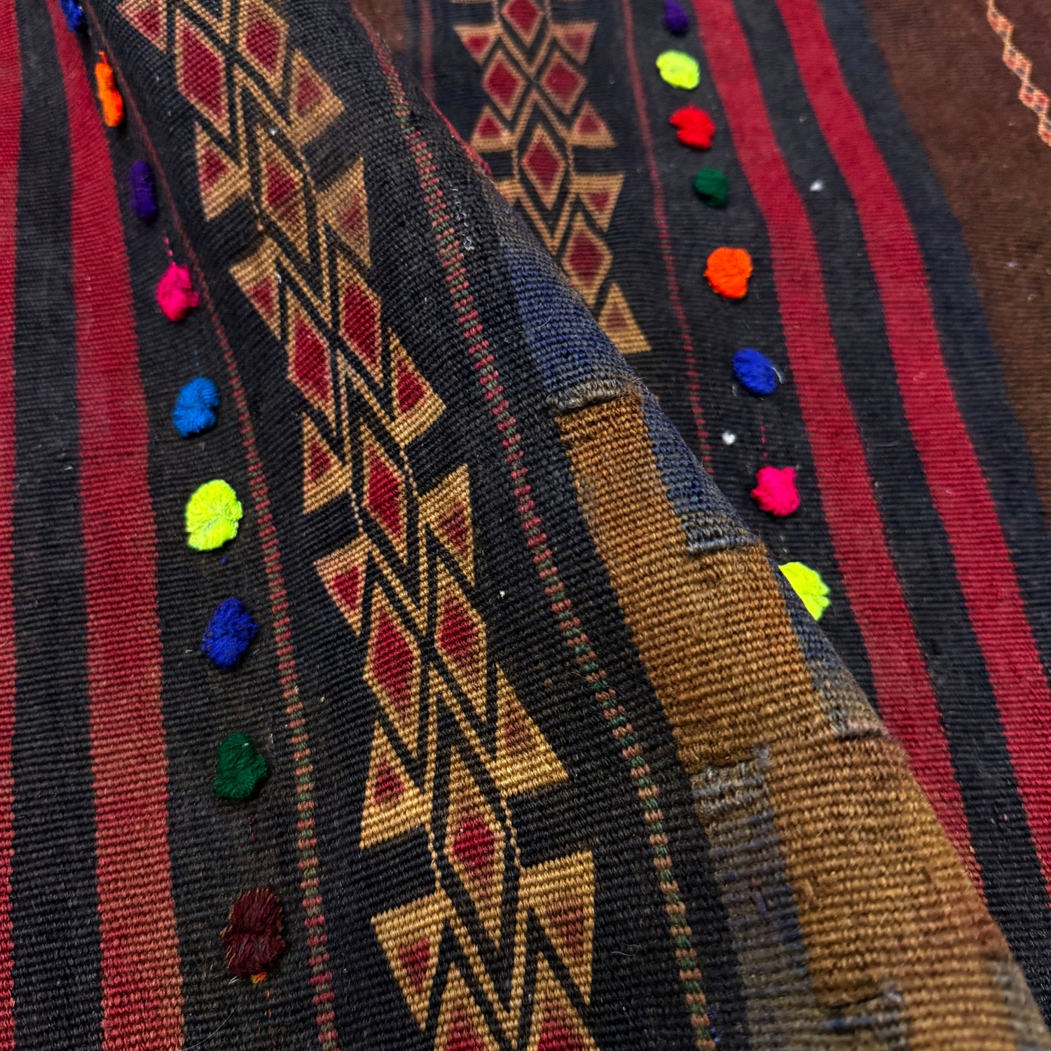 Dining Room Kilim 4' 8" x 7' 9" (ft) - No. R39839