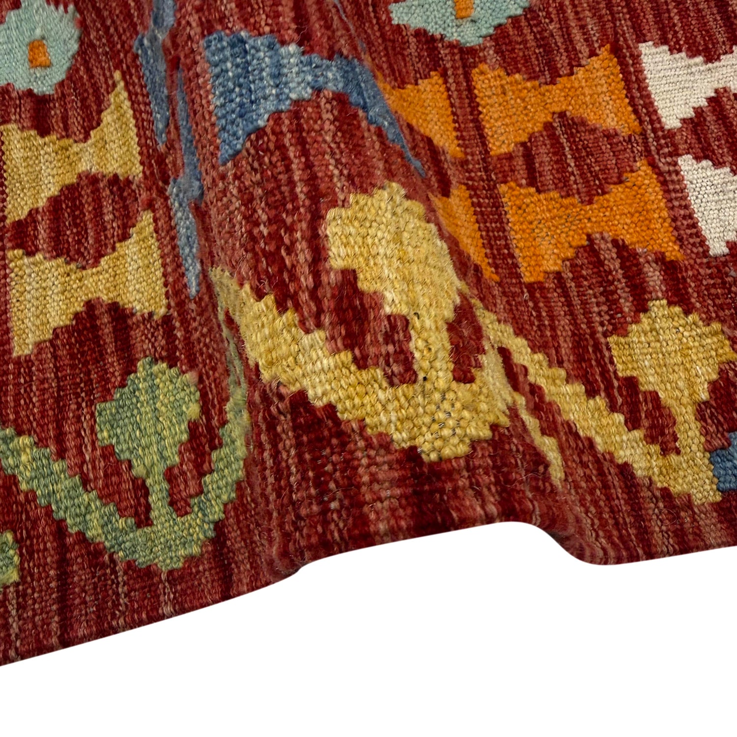 Handmade Vegetable Kilim 6' 7" x 9' 9" (ft) - No. R39845