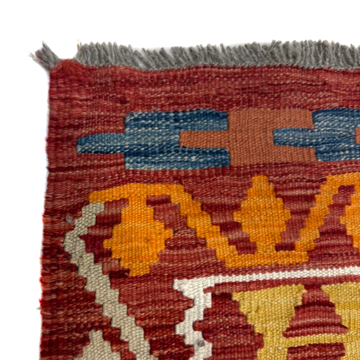 Handmade Vegetable Kilim 6' 11" x 9' 4" (ft) - No. R39848