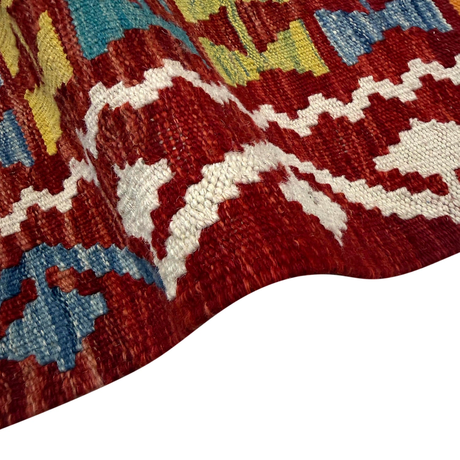 Handmade Vegetable Kilim 6' 11" x 9' 4" (ft) - No. R39848