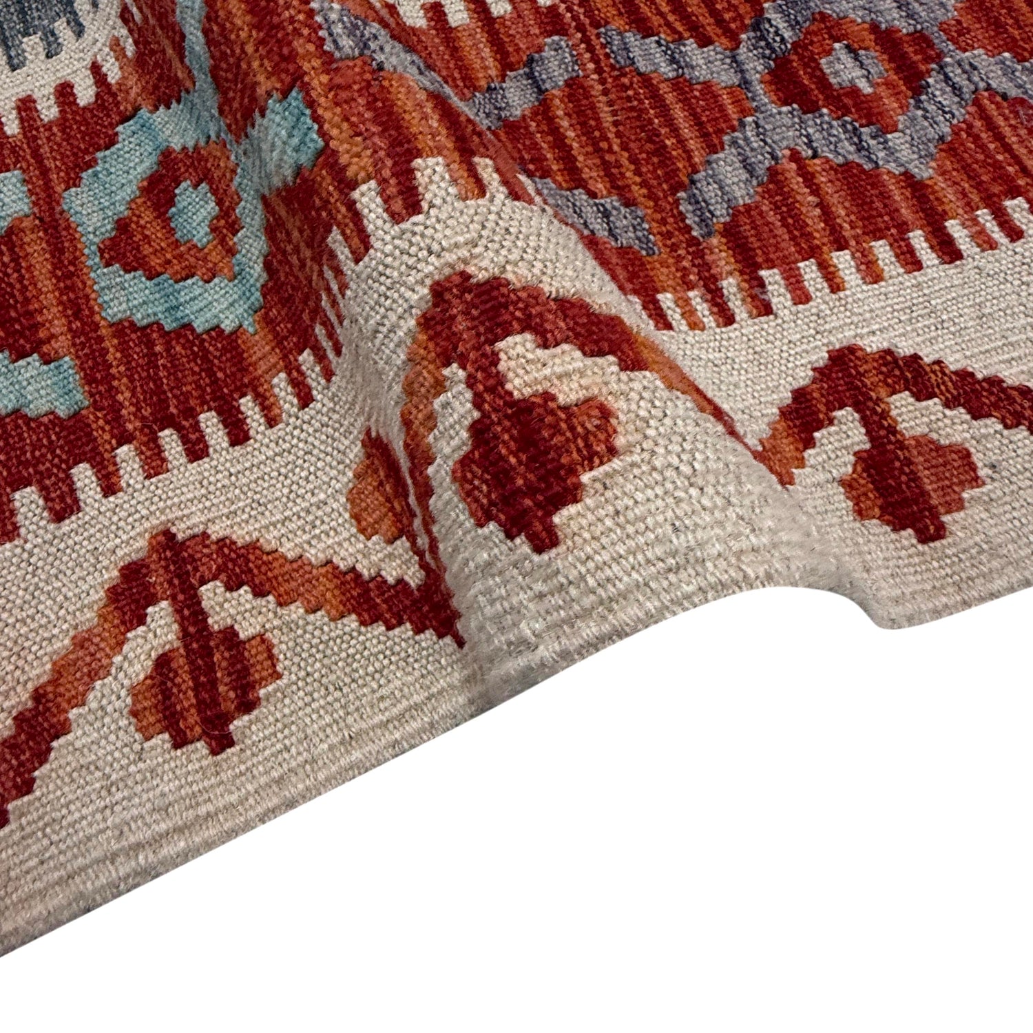 Handmade Vegetable Kelim 8' 6" x 9' 8" (ft) - No. R39849
