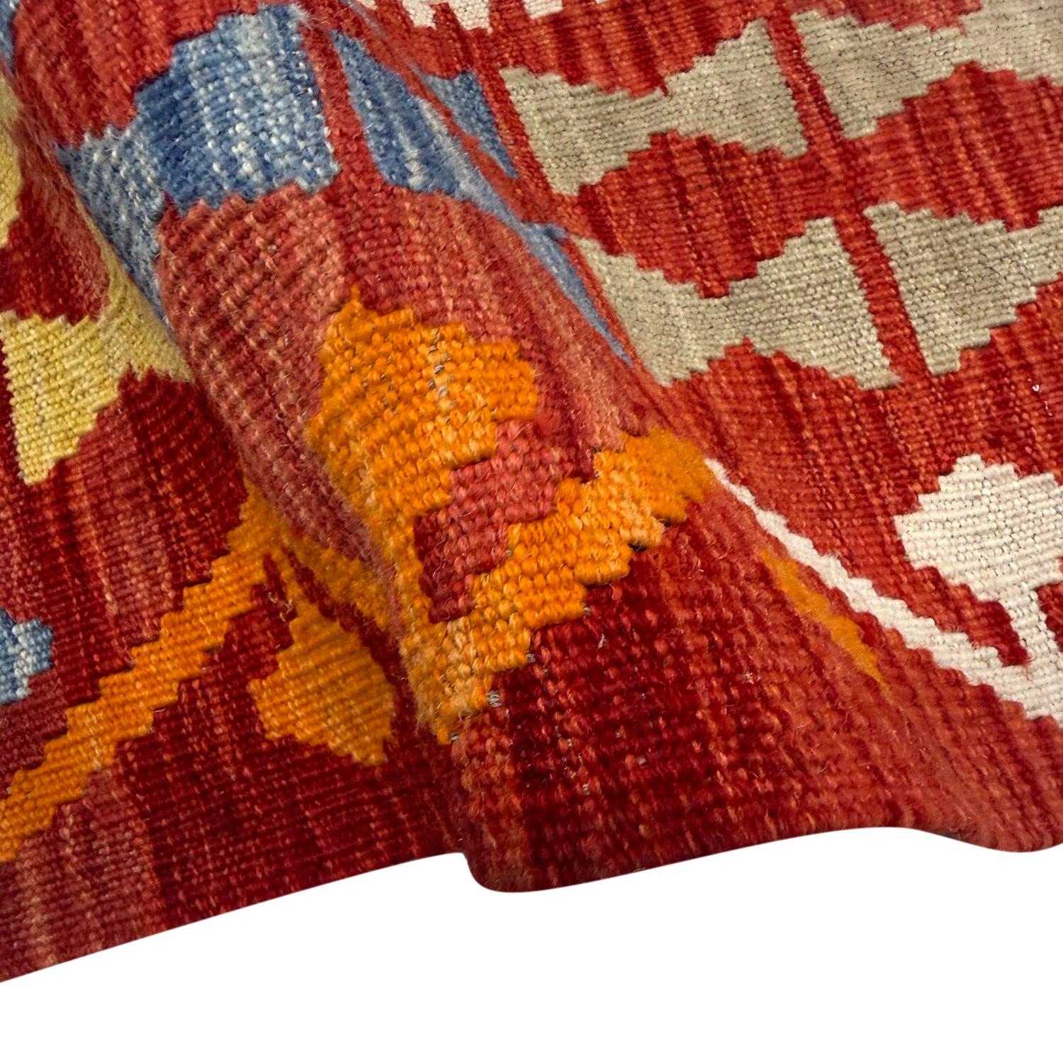 Handmade Vegetable Kelim 6' 9" x 9' 9" (ft) - No. R39850