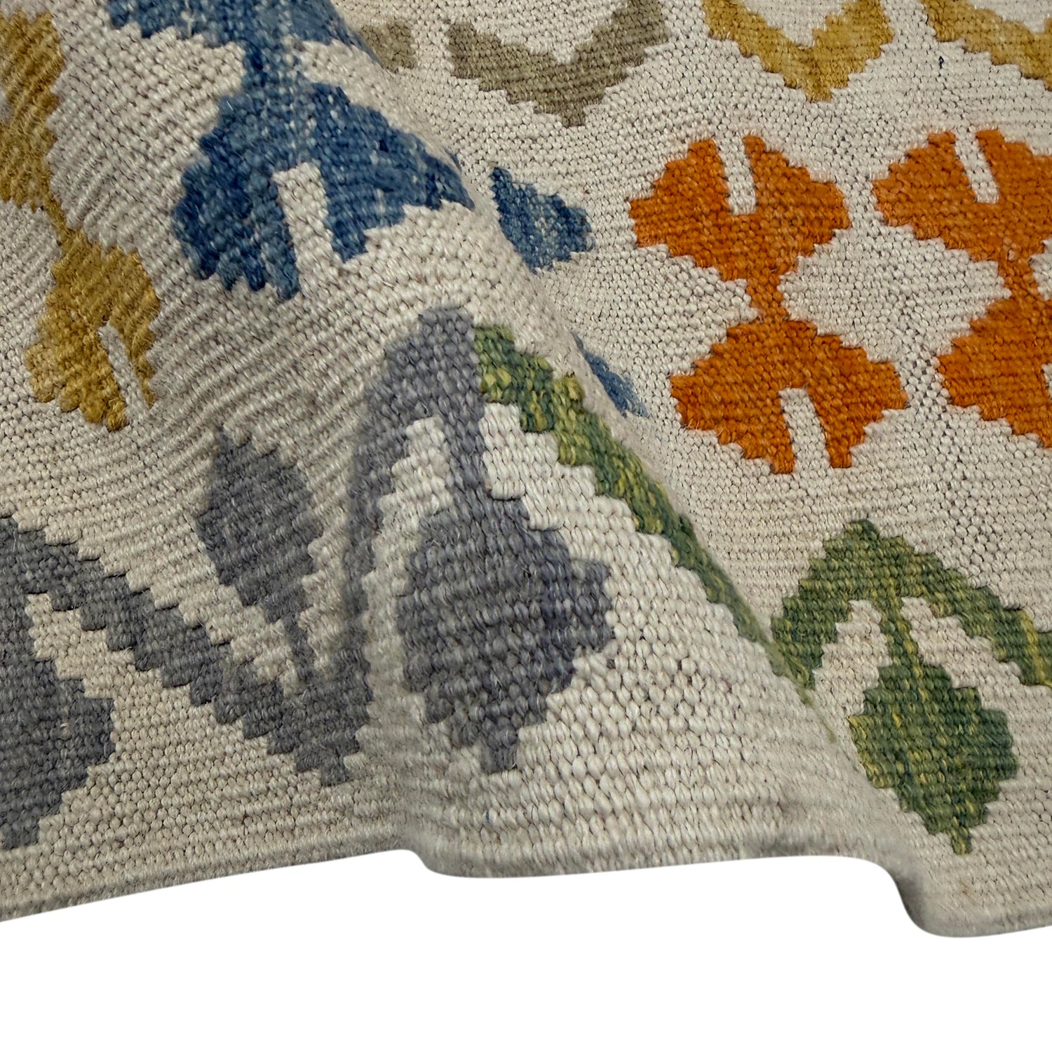 Handmade Vegetable Kilim 6' 8" x 9' 5" (ft) - No. R39853