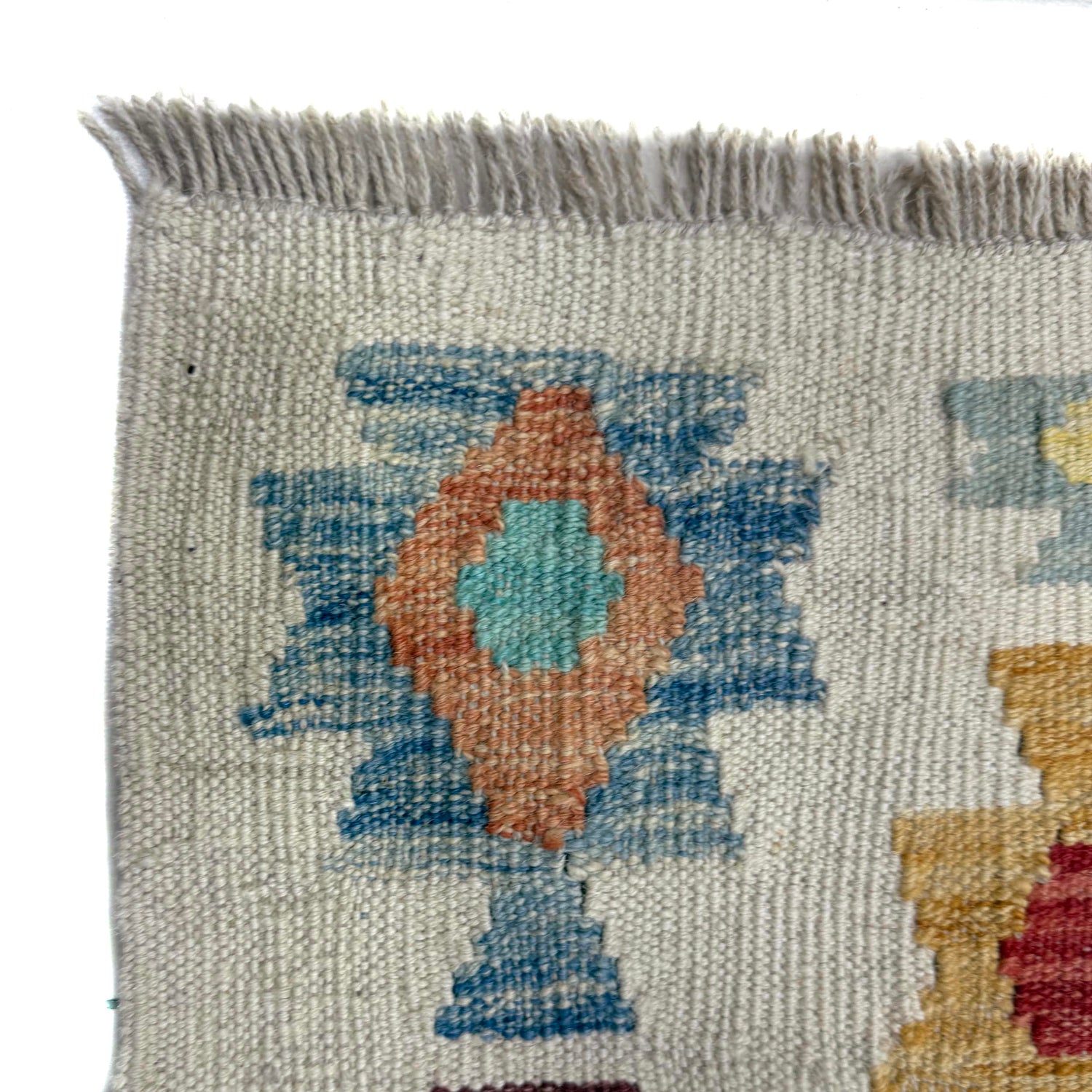 Handmade Vegetable Kelim 6' 10" x 9' 8" (ft) - No. R39854