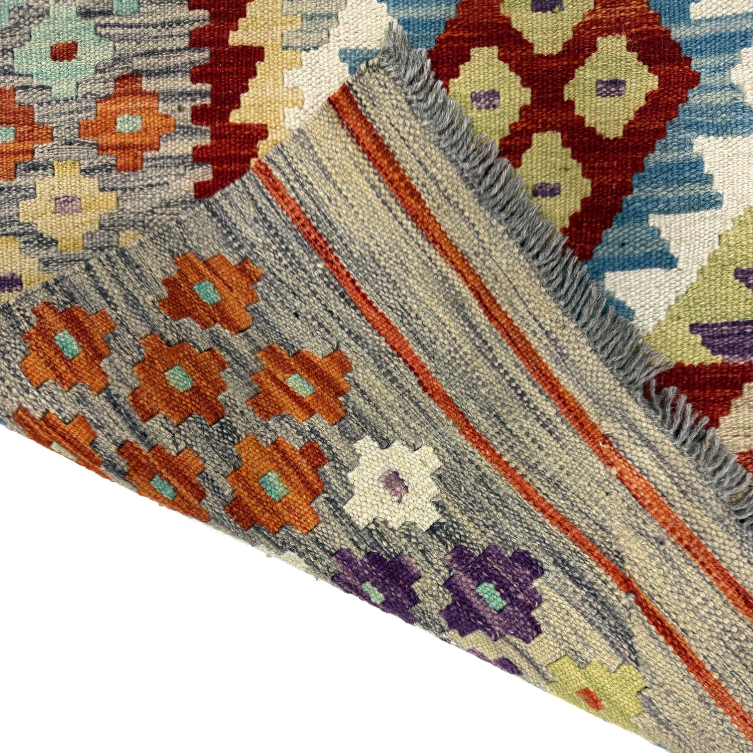 Handmade Vegetable Kilim 5' 0" x 6' 4" (ft) - No. R39859