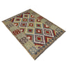 Handmade Vegetable Kilim 3' 5" x 4' 10" (ft) - No. R39864