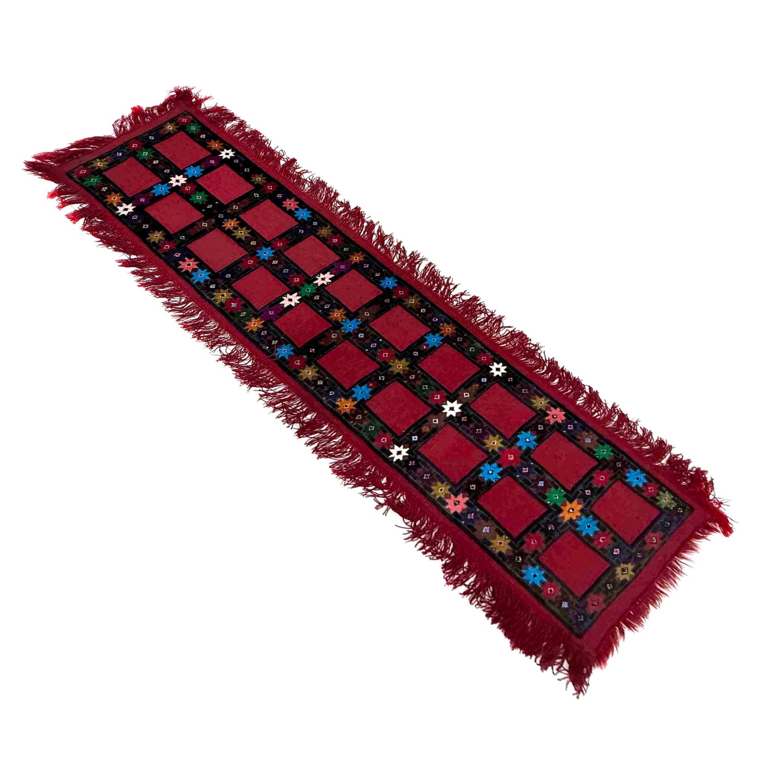 Flat Weave Kilim Runner 2' 2" x 9' 1" (ft) - No. R39873