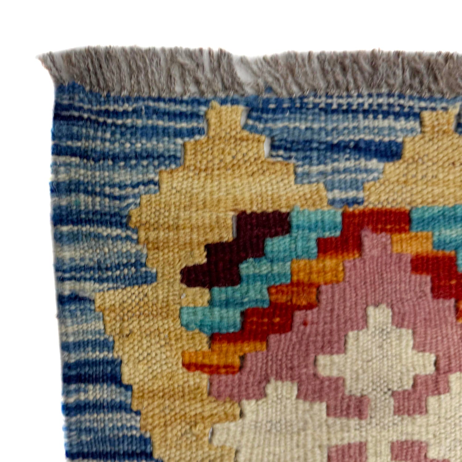Handmade Vegetable Kelim 5' 2" x 6' 7" (ft) - No. R39880