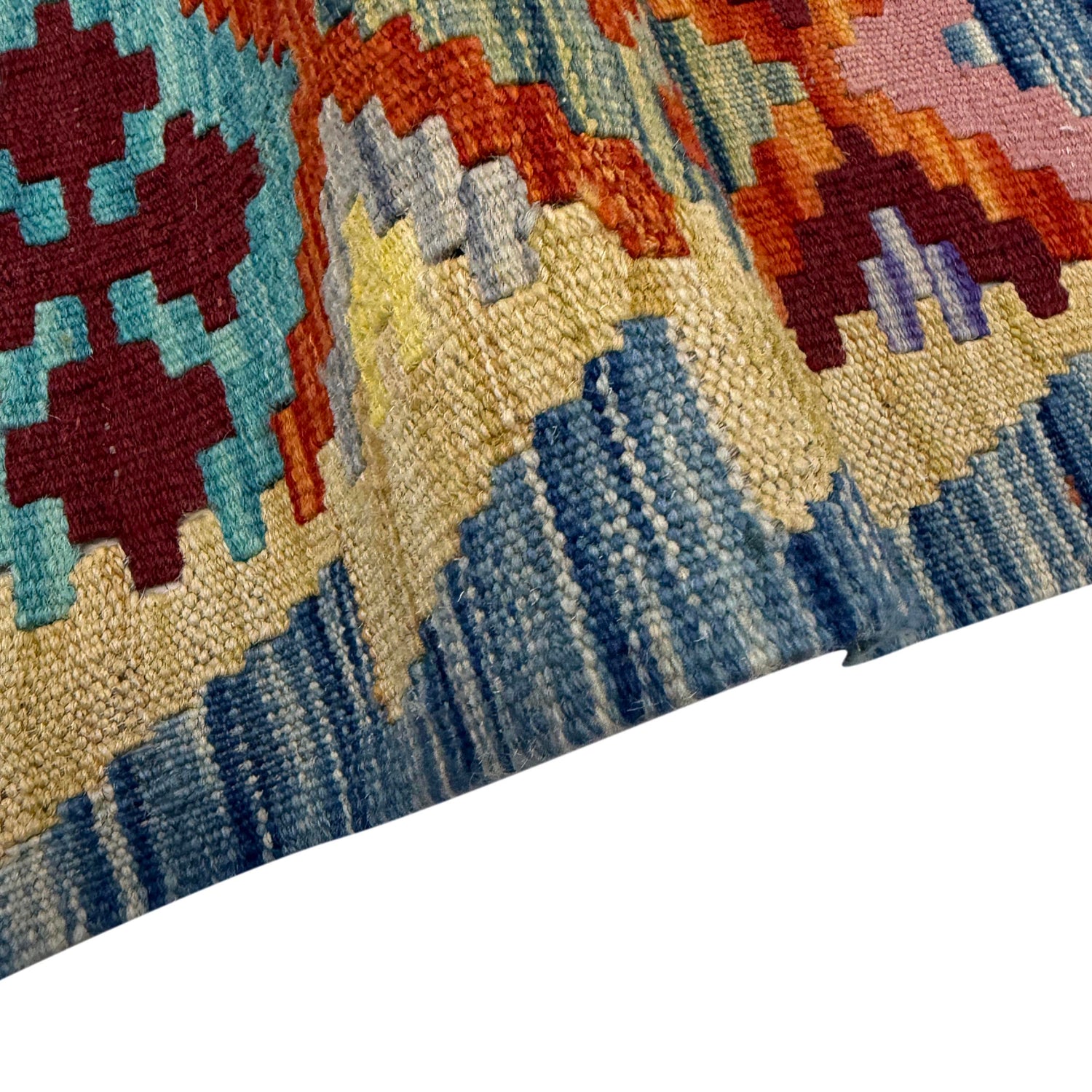 Handmade Vegetable Kelim 5' 2" x 6' 7" (ft) - No. R39880