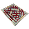 Handmade Vegetable Kelim 4' 11" x 6' 6" (ft) - No. R39882