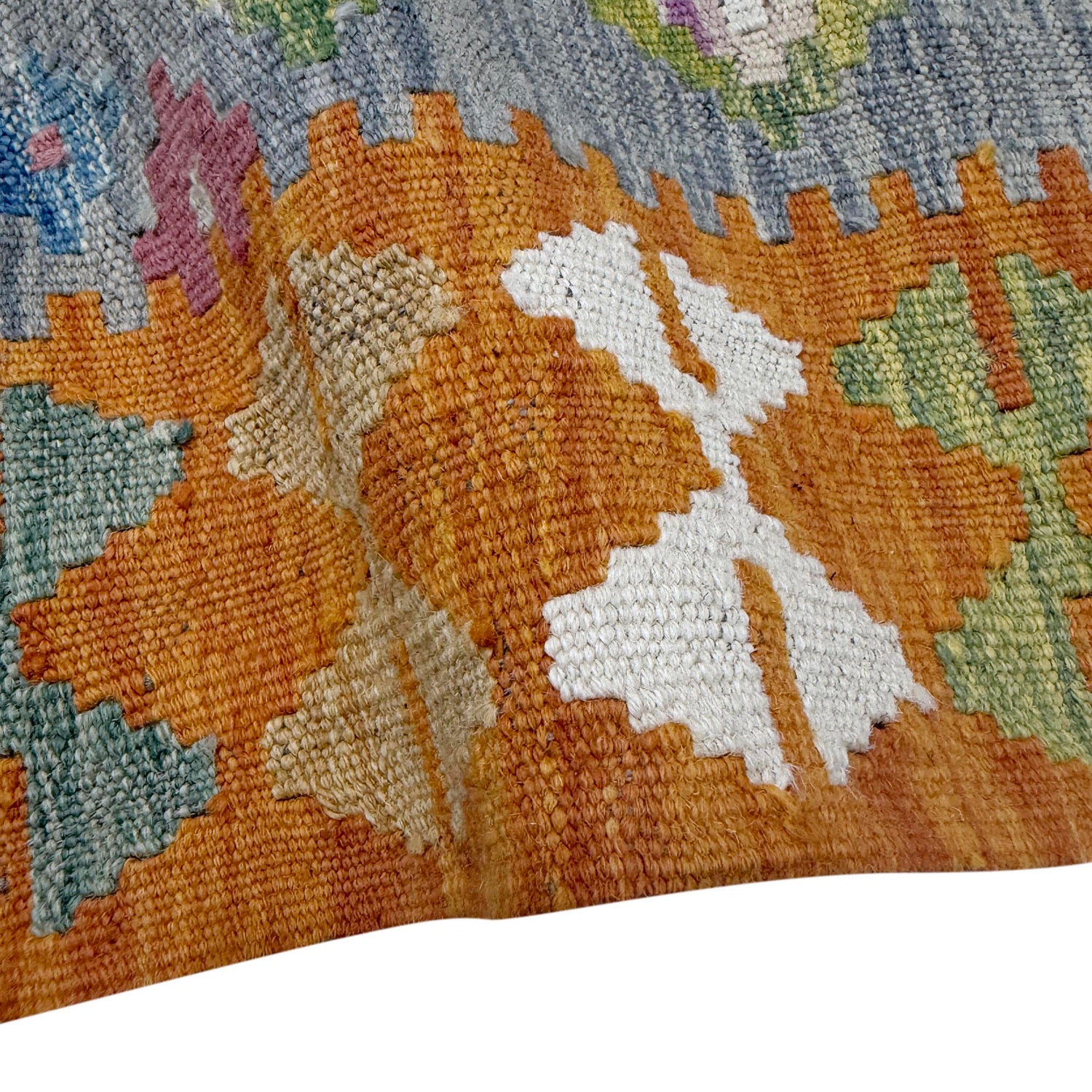 Handmade Vegetable Kilim 5' 0" x 6' 4" (ft) - No. R39883