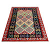 Handmade Vegetable Kelim 4' 2" x 5' 10" (ft) - No. R39884