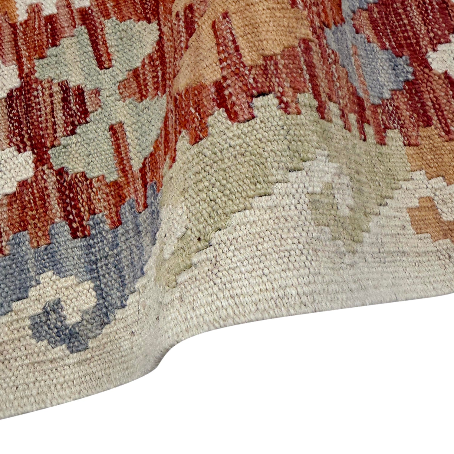 Handmade Vegetable Kilim 3' 11" x 5' 10" (ft) - No. R39885