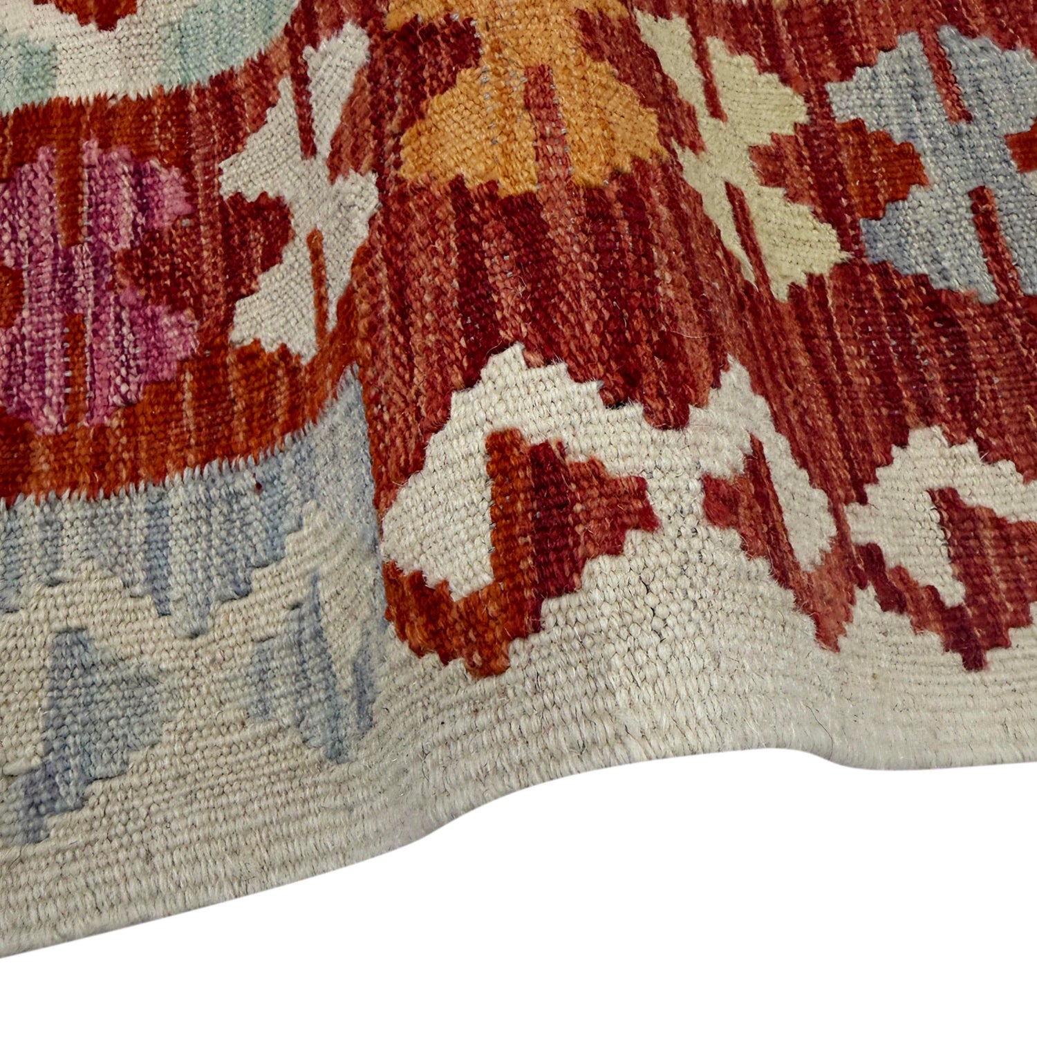 Handmade Vegetable Kilim 4' 2" x 5' 10" (ft) - No. R39886