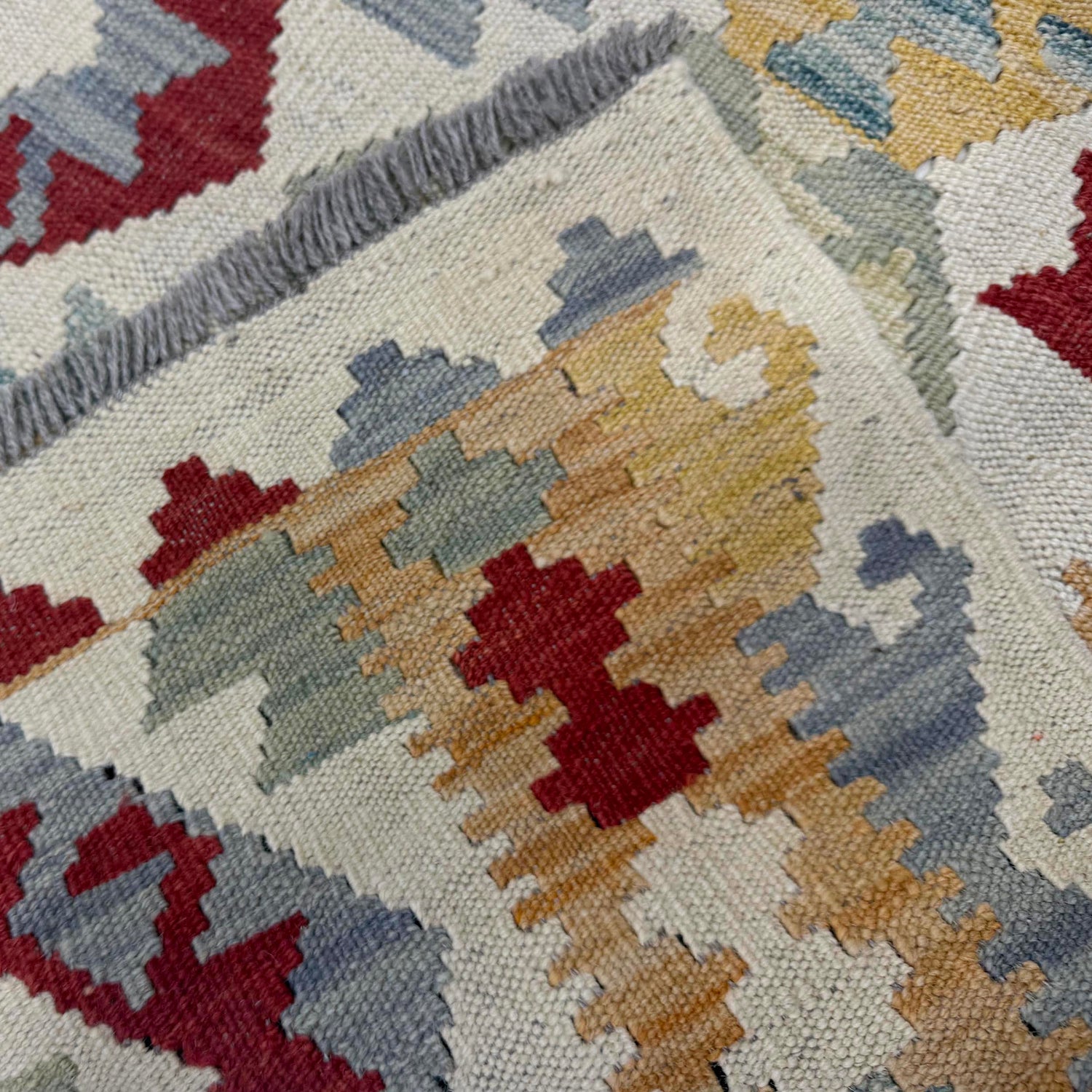 Handmade Vegetable Kilim 4' 2" x 5' 9" (ft) - No. R39888
